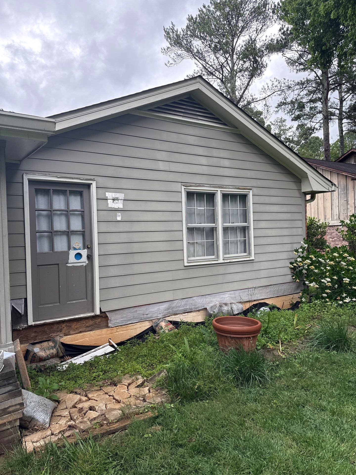 Siding and Rotten Wood Replacement with Exterior Painting in Atlanta, GA by Nelson Exteriors 