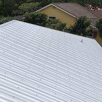 26ga 5V Crimp Mill Finish by Total Roofing System The Metal Roof Experts