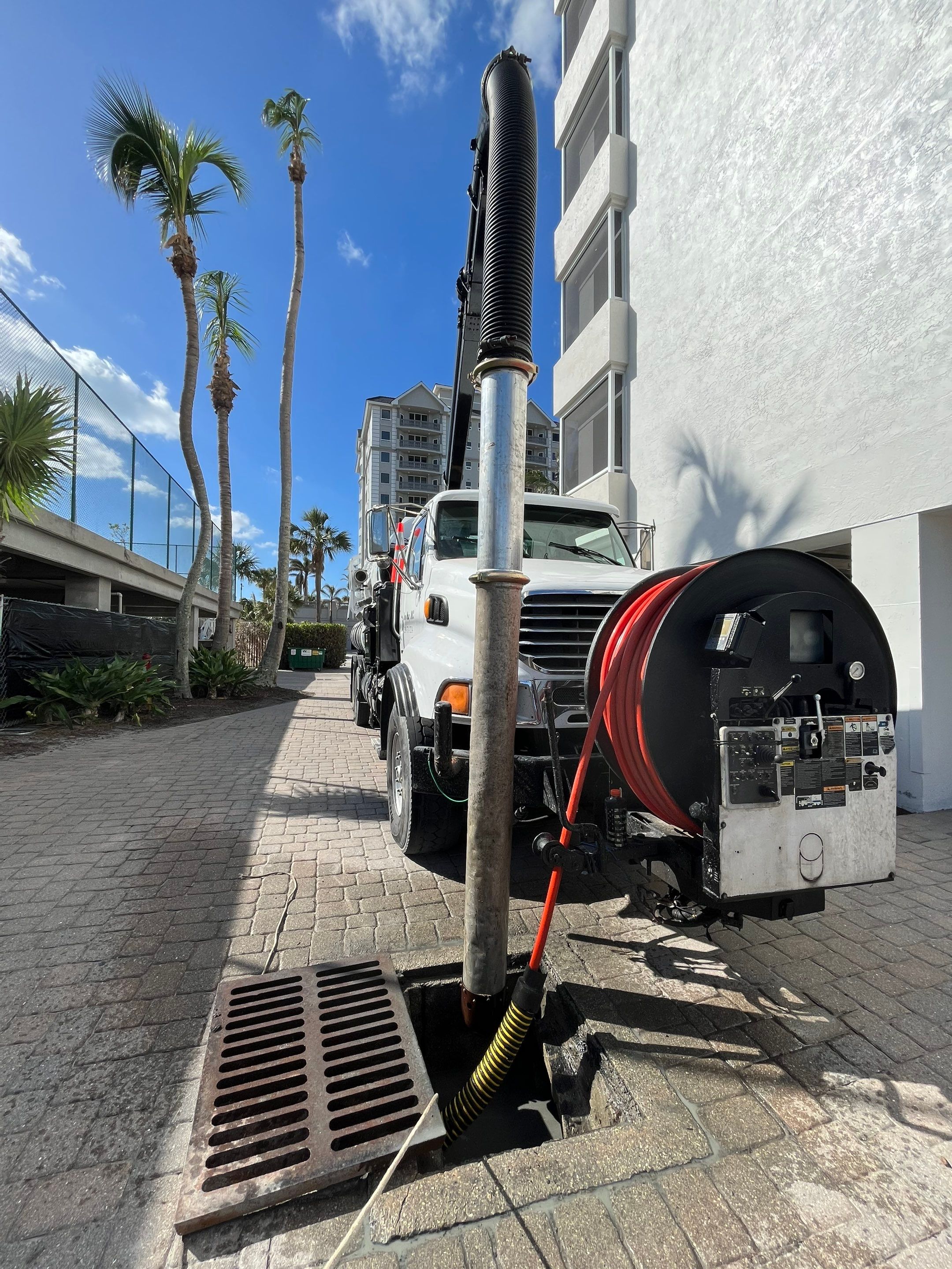 Condo Storm Water System Cleaning and Maintenance After Hurricane Ian by APS Power & Water