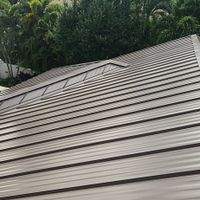 24ga 1" Nail-Strip Buckskin by Total Roofing System The Metal Roof Experts