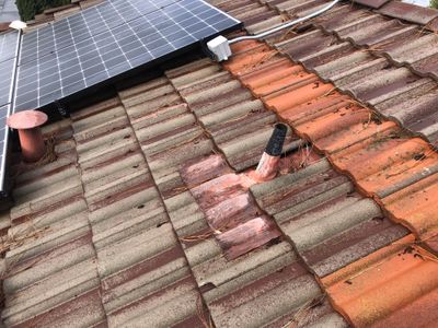 San Jose Concrete Tile Roof Maintenance and Vent Flashing Repair