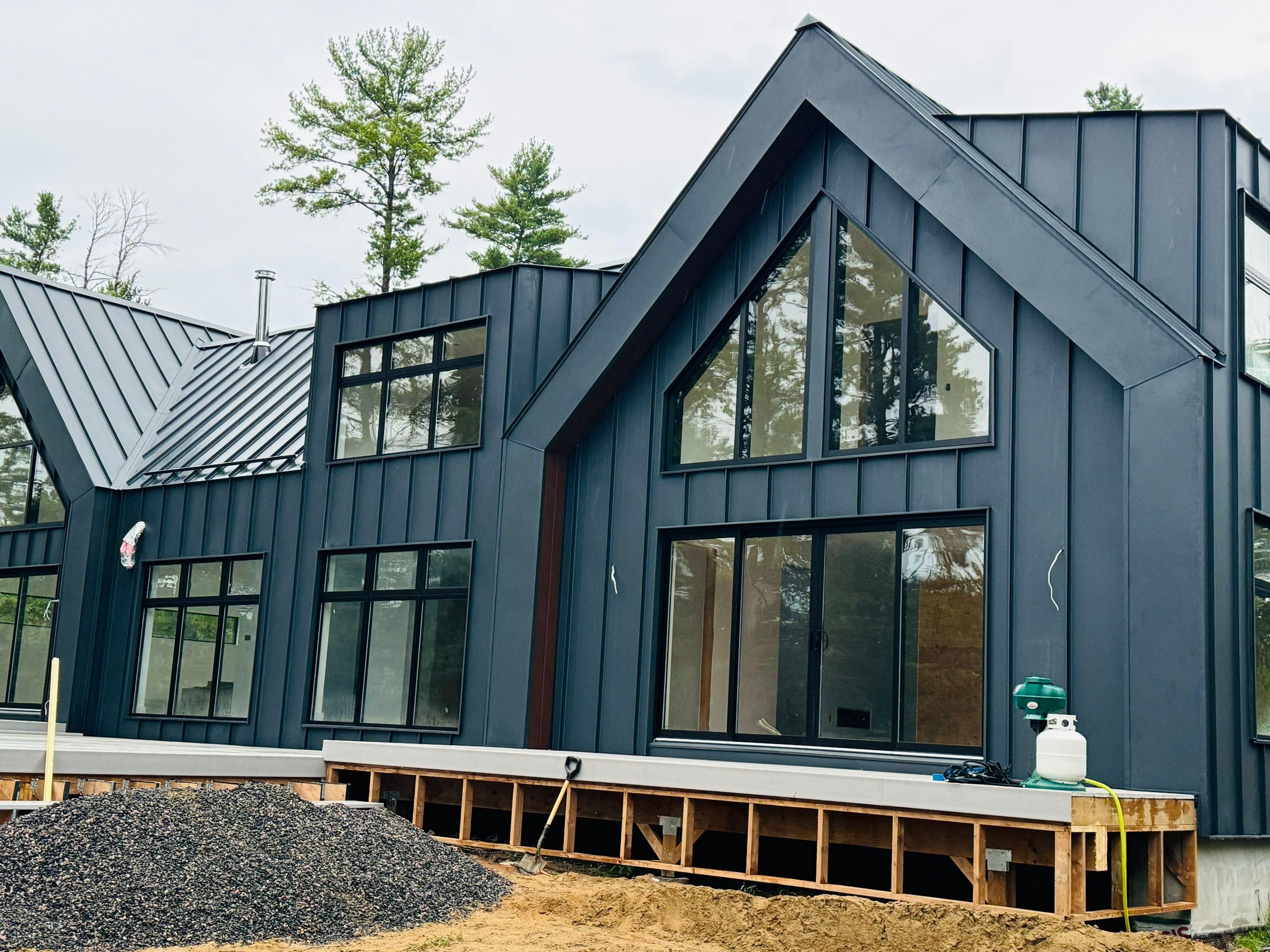 Standing Seam Metal Roof - Custom Coping and Flashing  by Jay Carter Roofing & Sheet Metal