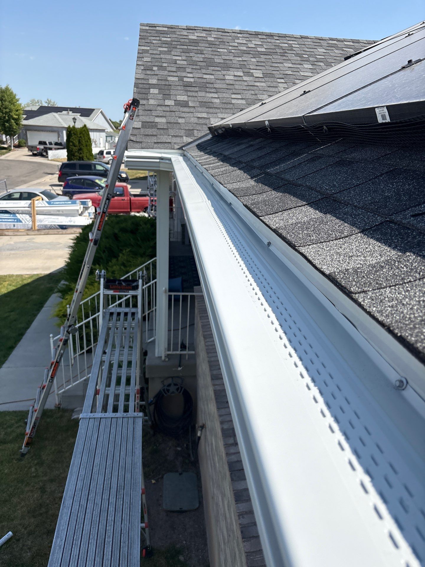 Project in Salt Lake City by Emerald Gotcha Gutters 