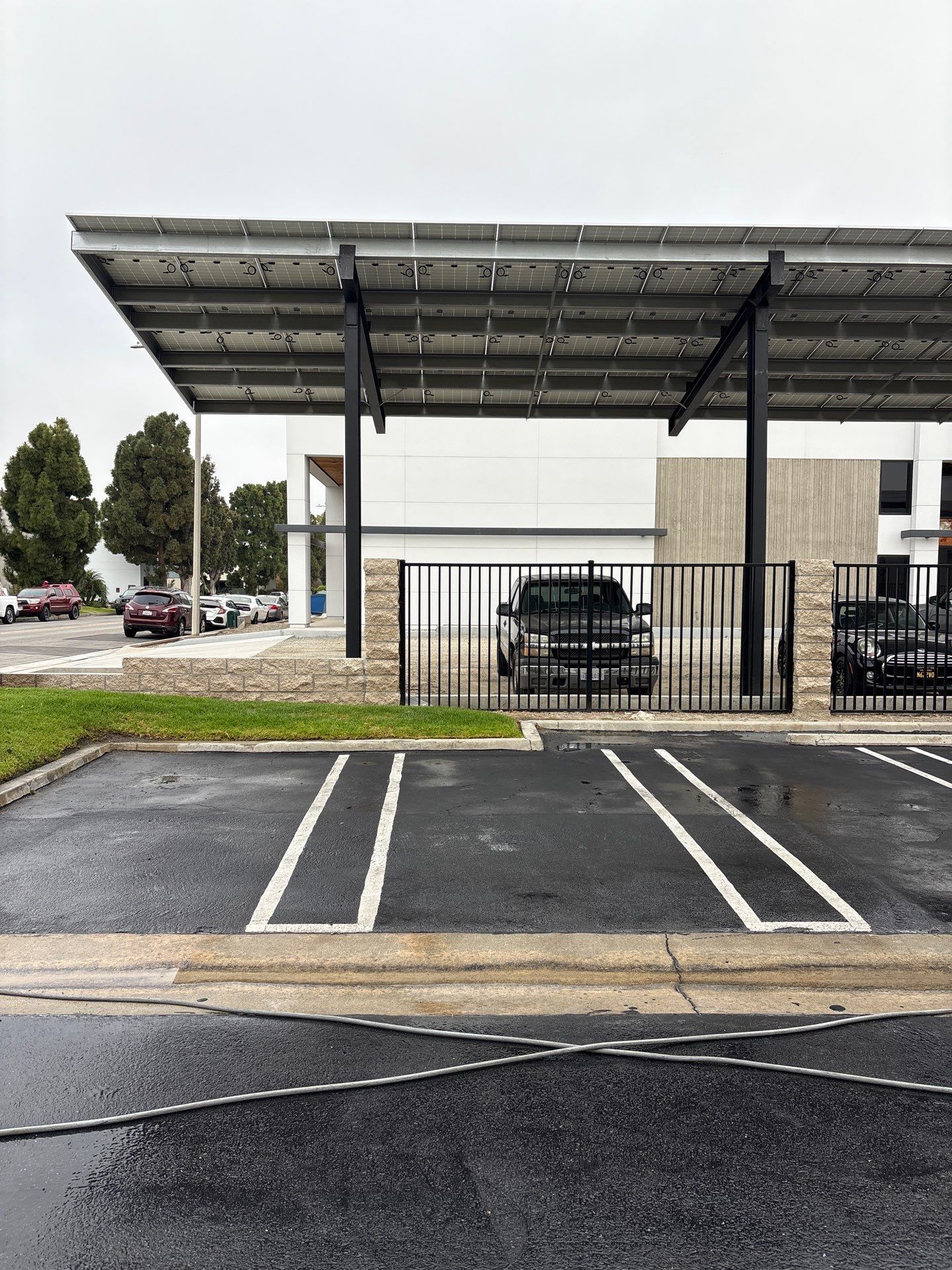 Commercial Hot Water Cleaning & Water Recovery In Huntington Beach by La Power Washing Inc