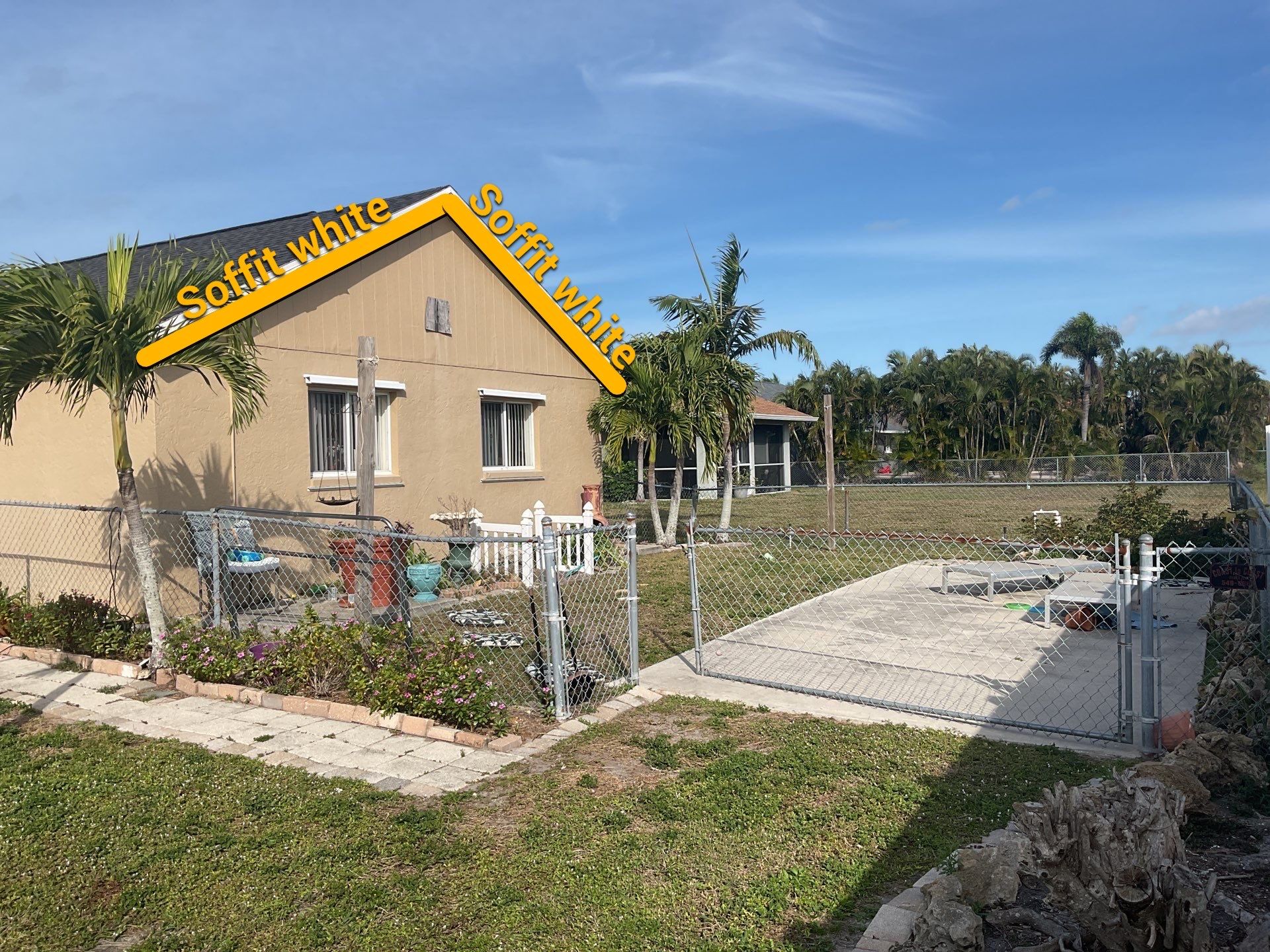 Black Seamless Gutters for Modern Cape Coral Homes by Gutter Professors