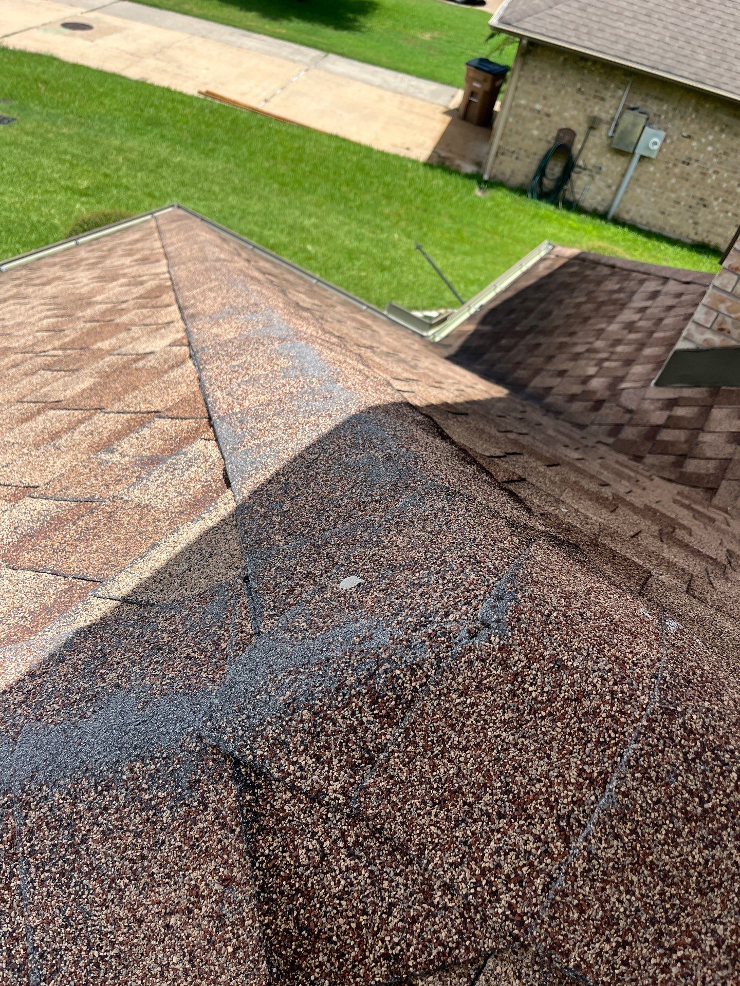 Hail Damage using Owen's Corning Duration (Lifetime) Shingles by Roof Repair Company