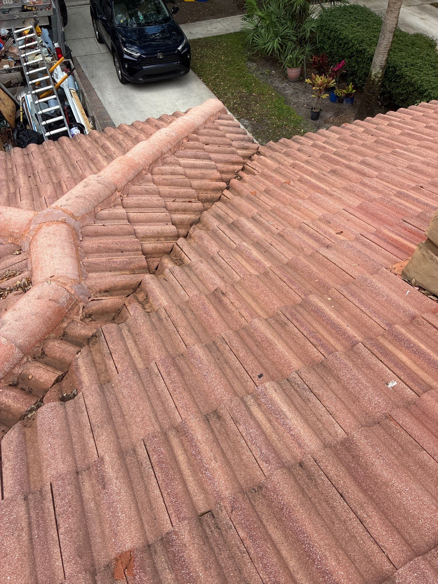 Clay Tile Roof Repair and Structural Fascia Replacement in Boynton Beach by Aastro Roofing