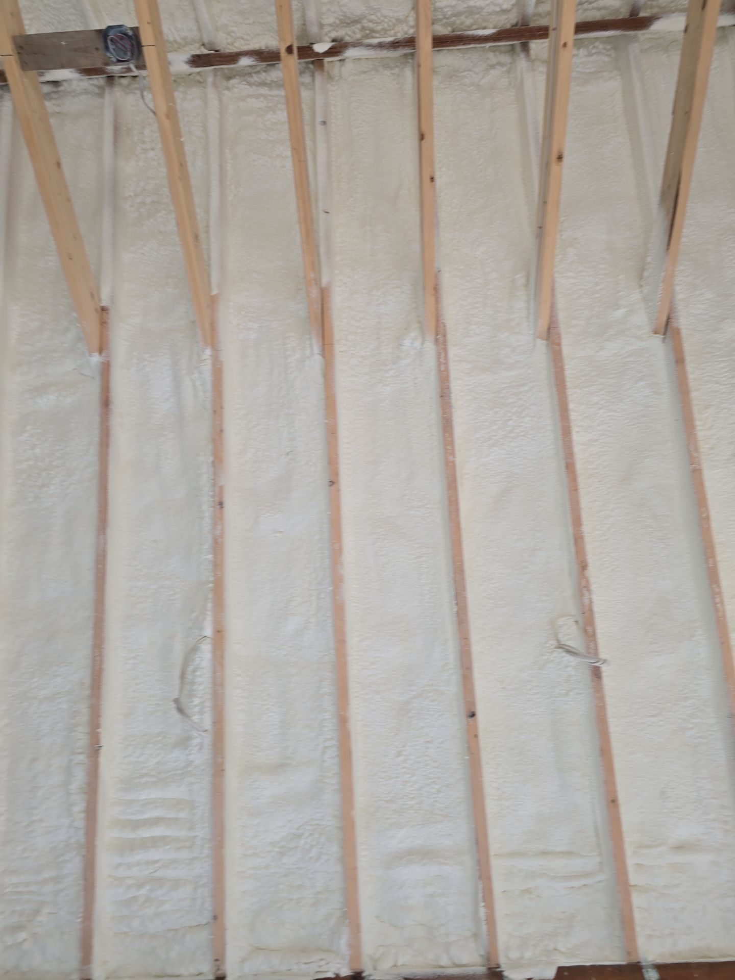 Basement Exterior Walls using Closed Cell Spray Foam by NYS Foam & Energy