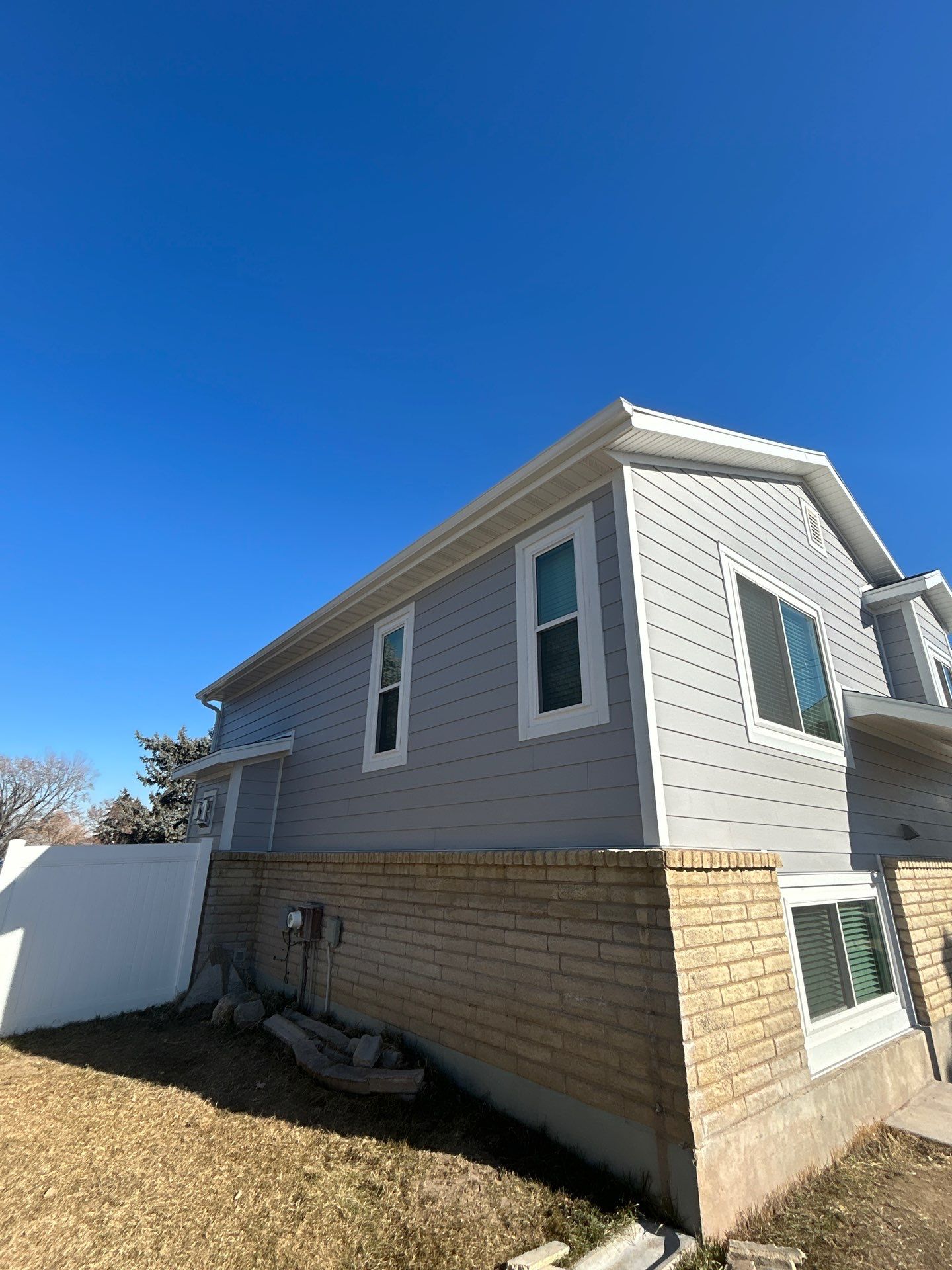 Ogden | Thermal Hardie Upgrade with Mixed Profiles | Pearl Gray by Ideal Siding Utah