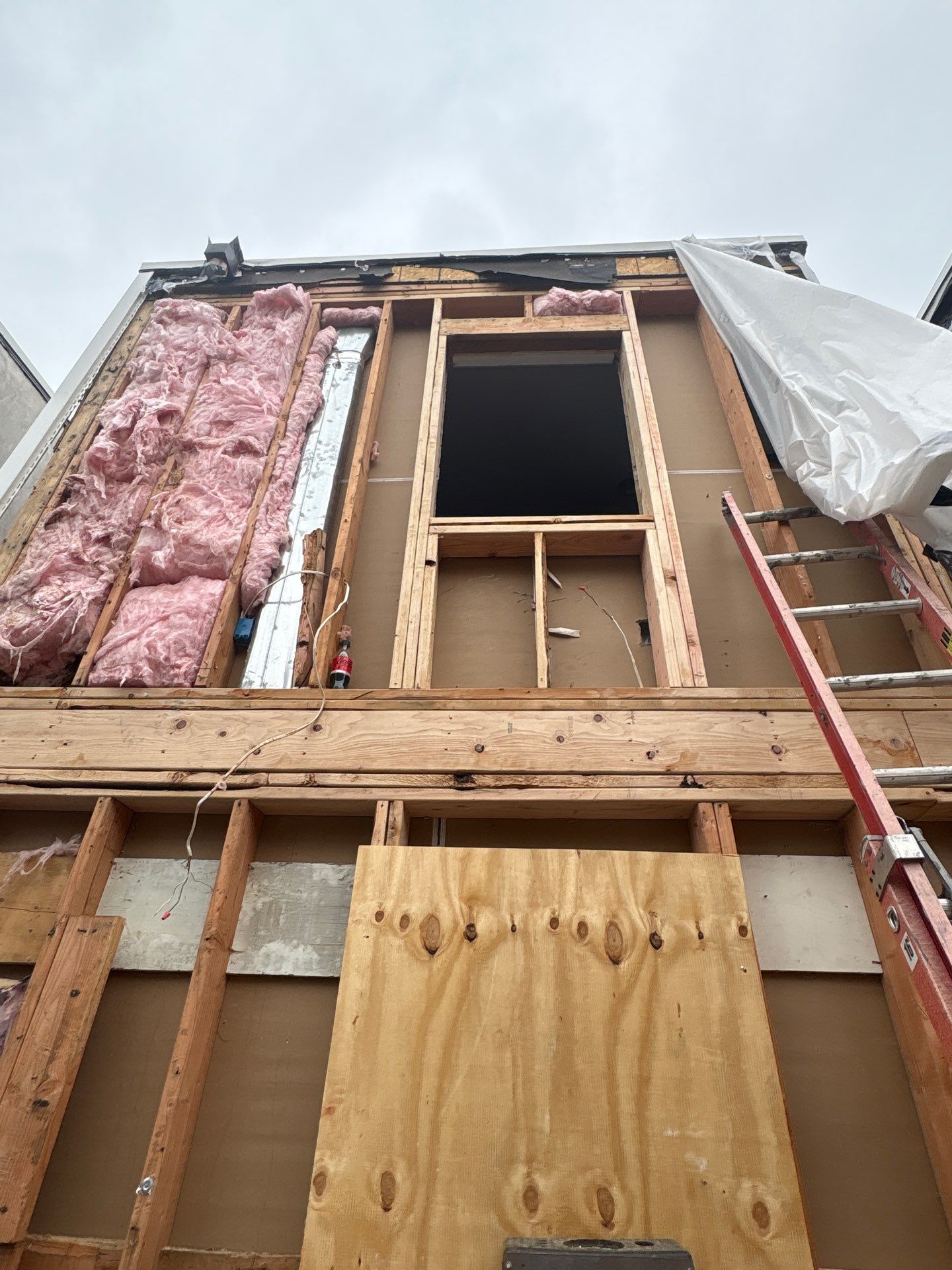 Back Wall Siding Replacement & Breezeway Roof. by Philadelphia Quality Roofing