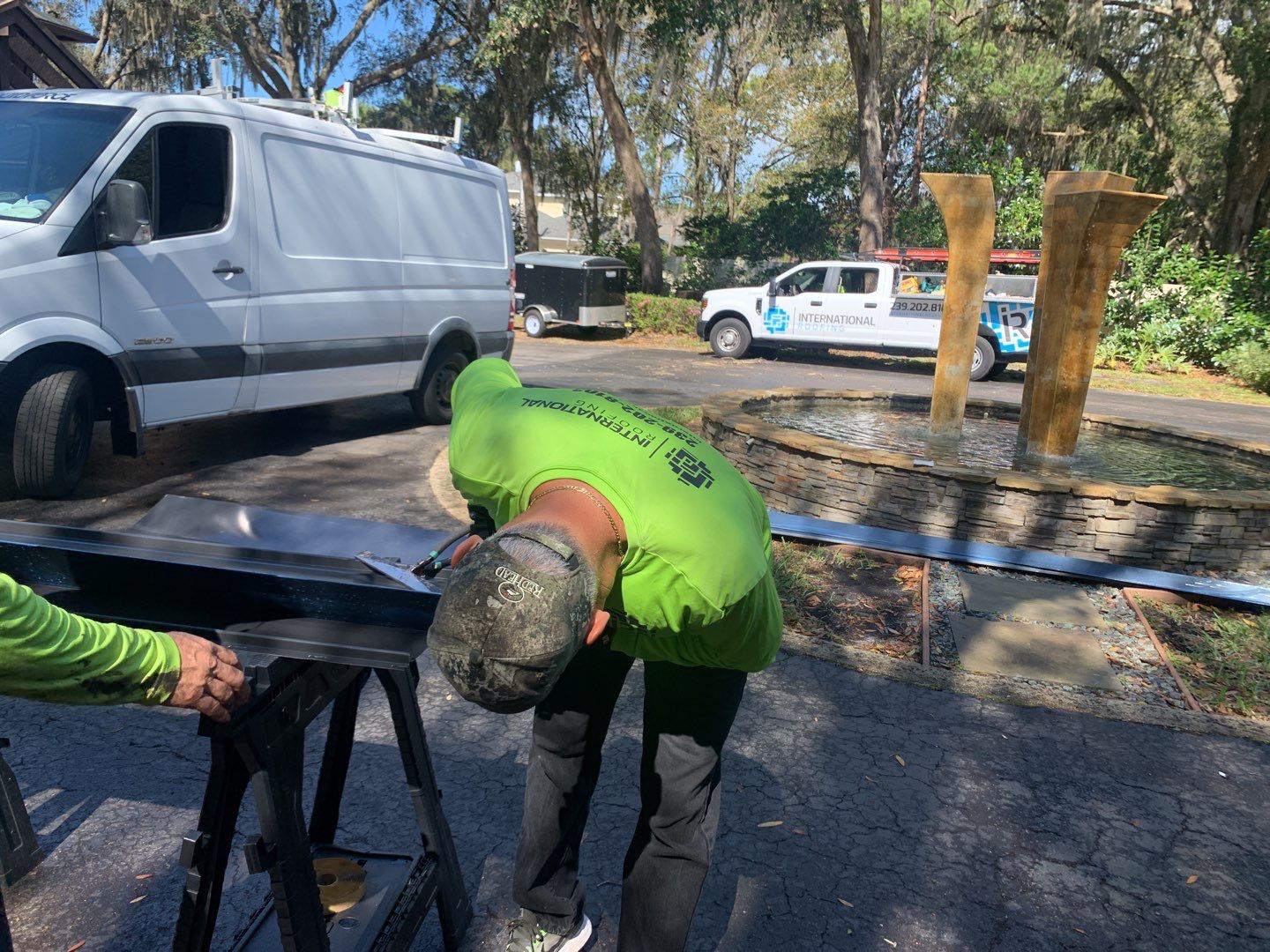 Residential Standing Seam Install in Odessa Florida by International Roofing