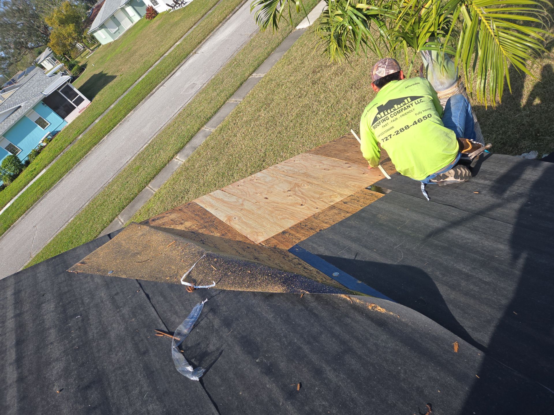 Project in Clearwater 33762 by Mitchell Roofing Company LLC 