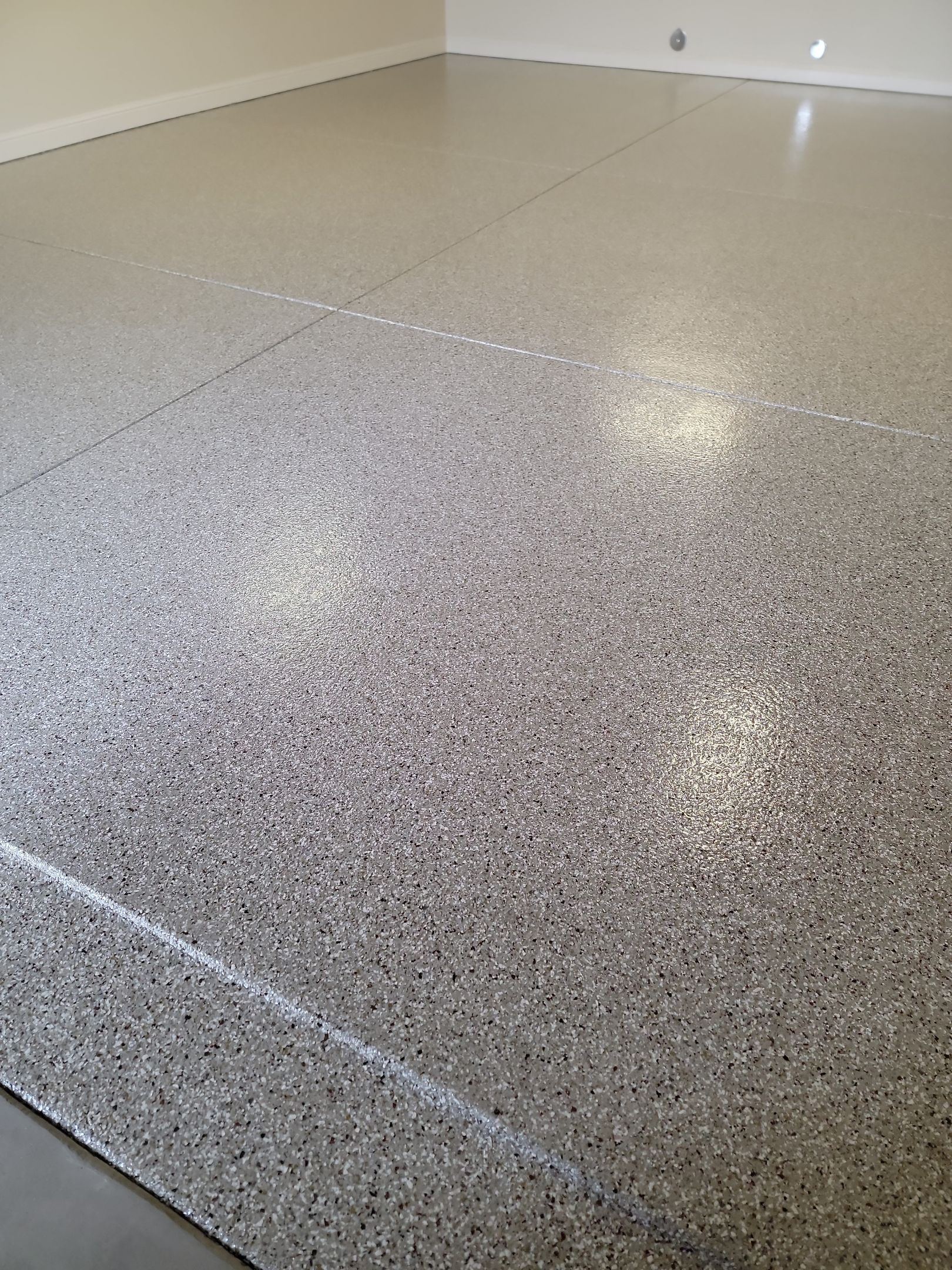 Penntek Garage Floor Coating Installation in Pismo Beach by MGP Coatings