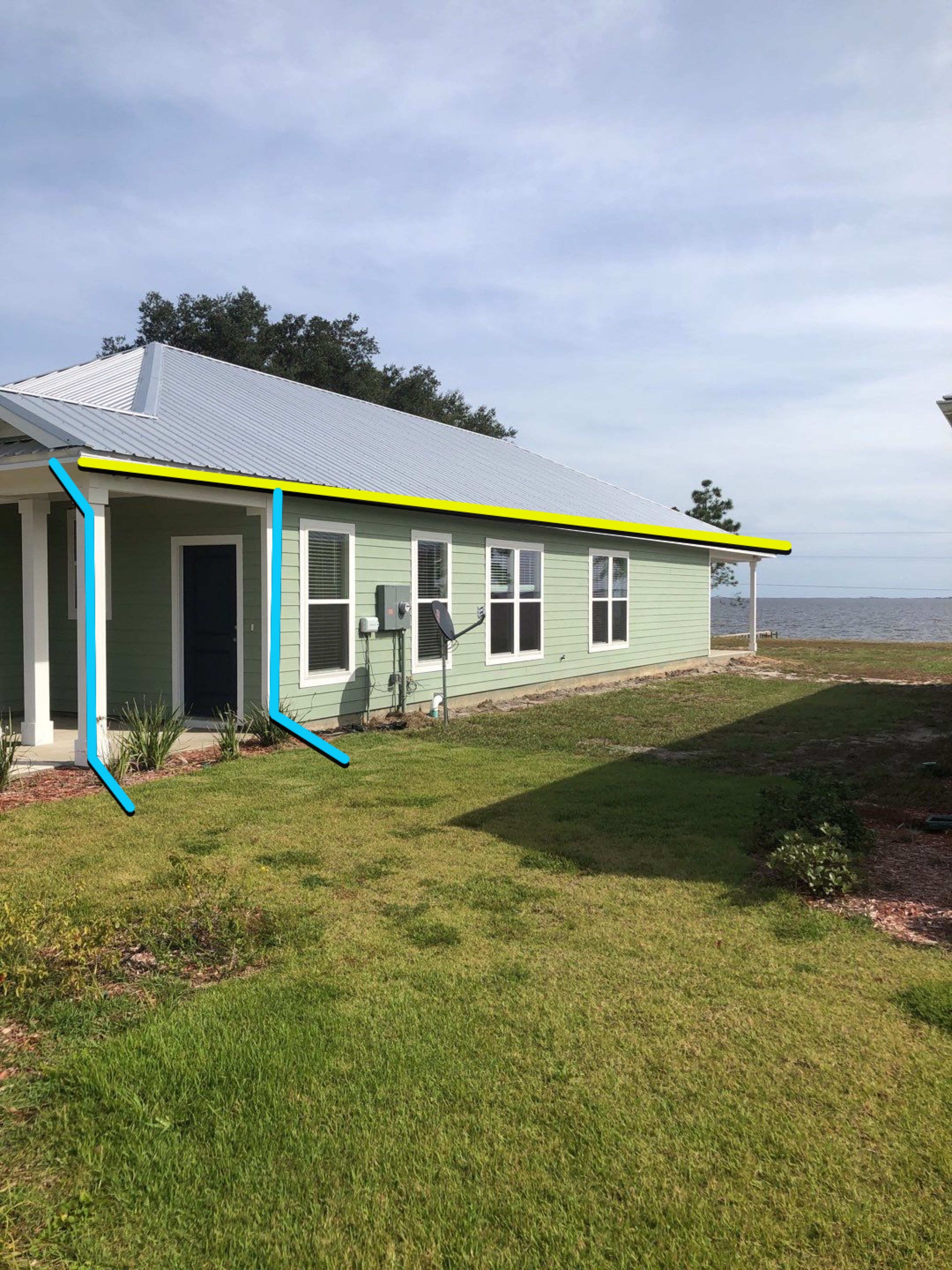White K-Style Gutter Installation by Gutter Professors