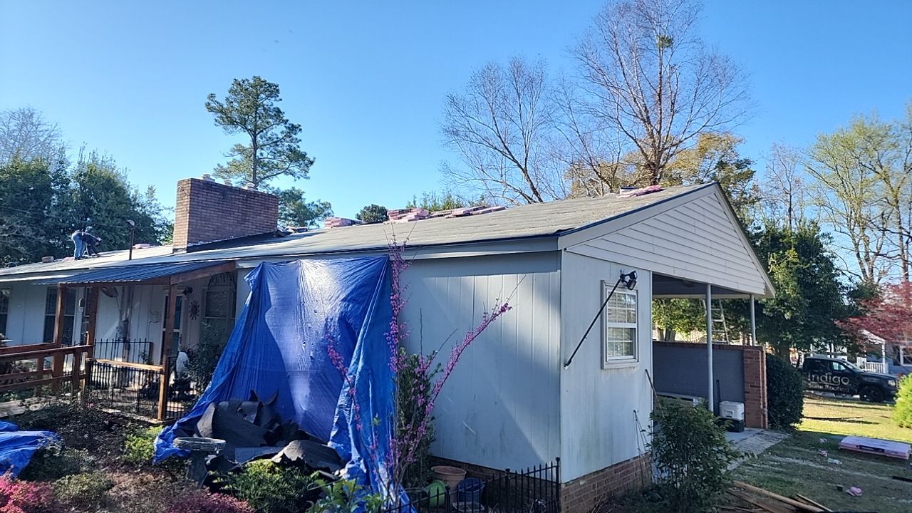 Residential Roofing Installation using Owens Corning Duration-Harbor Blue  by Indigo State Roofing