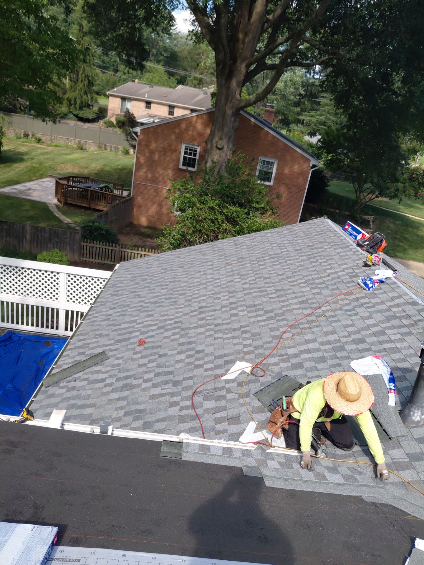 Alexandria: Residential Roof Replacement with GAF Timberline HDZ in Nantucket Morning by RM Banning, Inc.