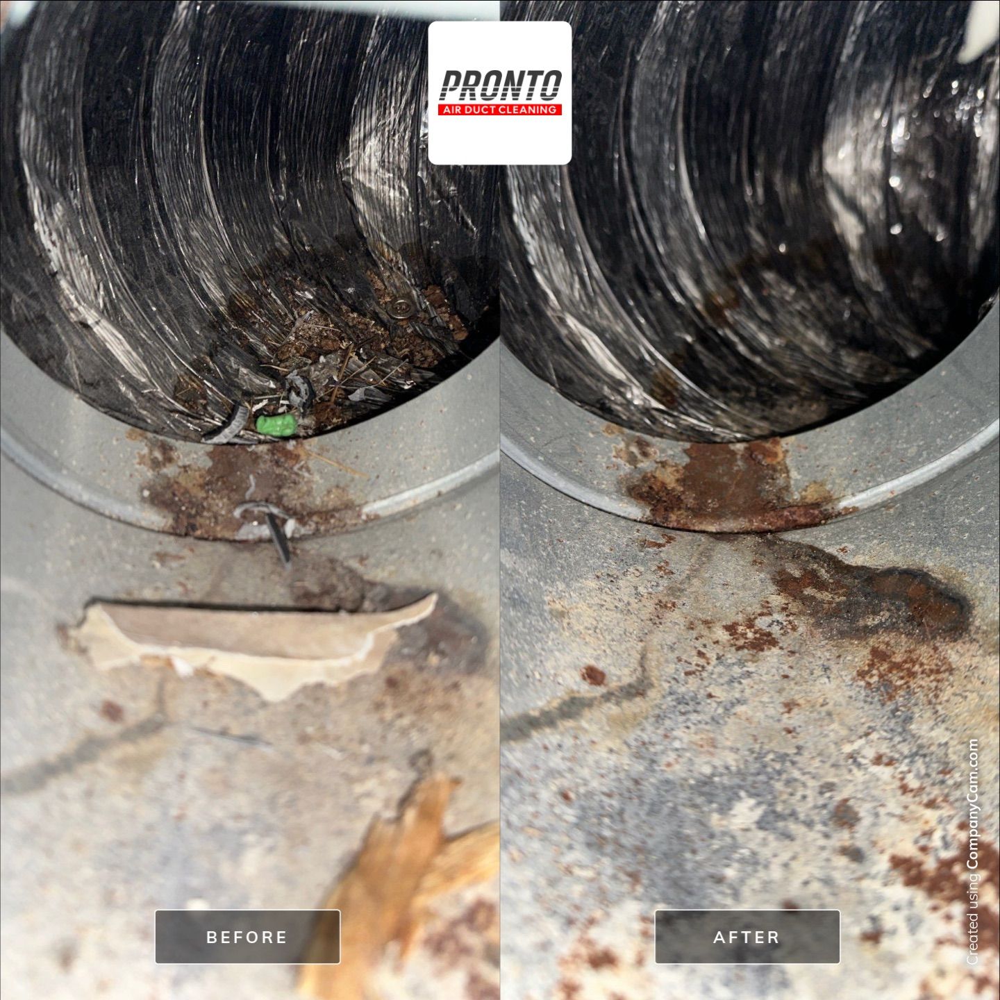 Air duct cleaning using Hypervac by Pronto Air Duct Cleaning