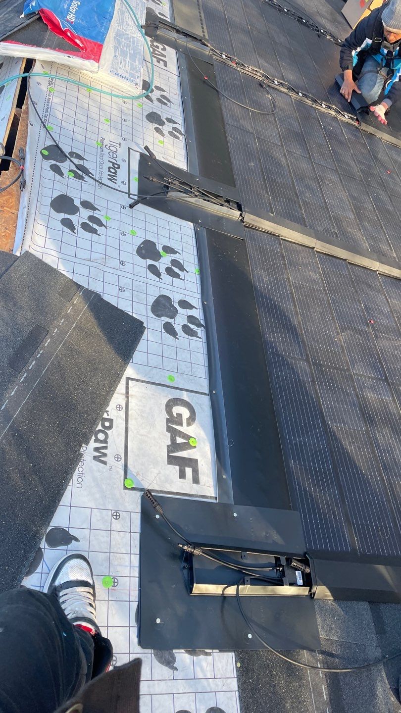 GAF Timberline Solar HD Installation by American Home Contractors