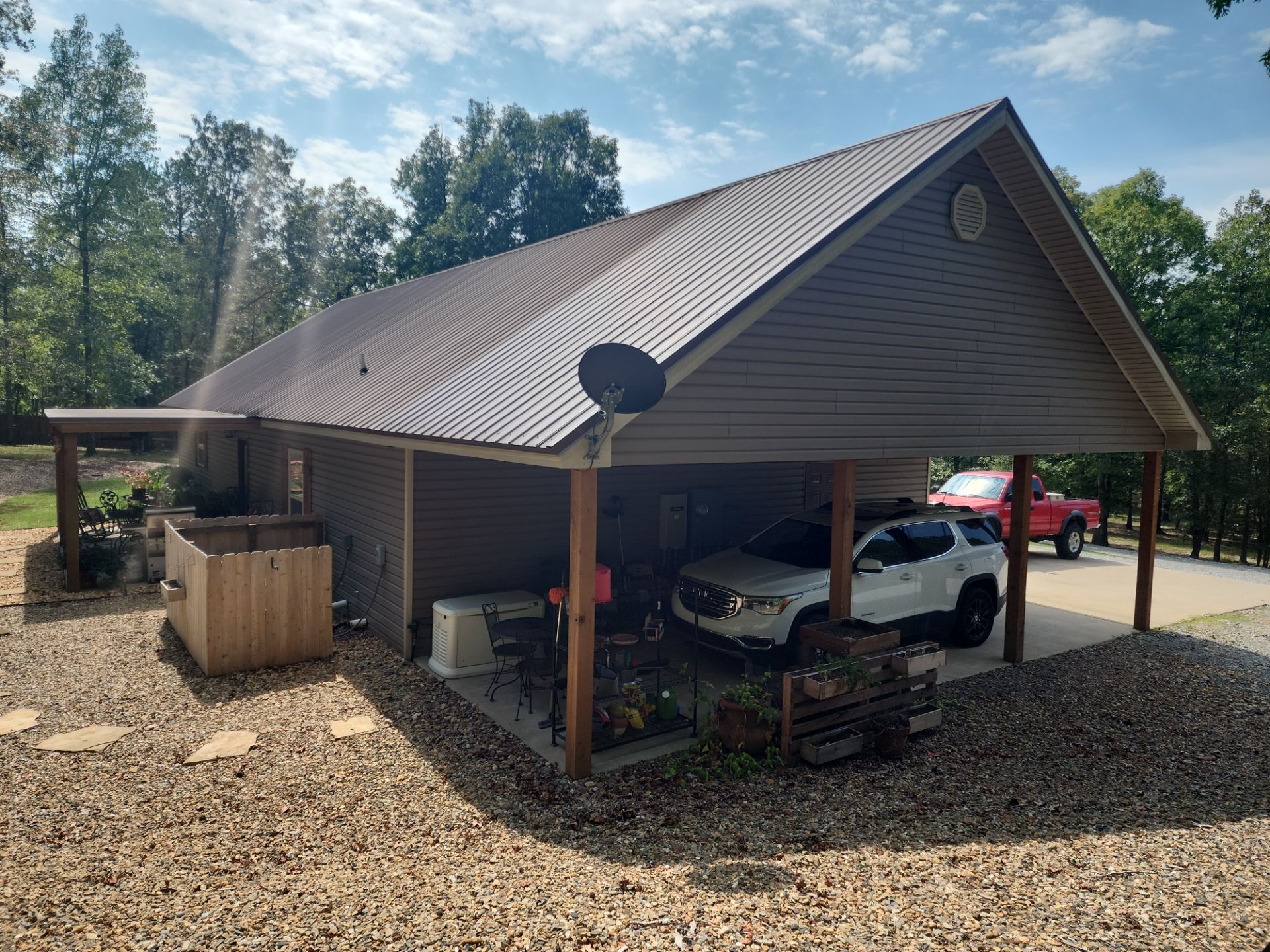 Residential Metal Roof Replacement using Reed's Metals: 26 GA. Standing Seam: Charcoal Grey by Hostetler Roofing