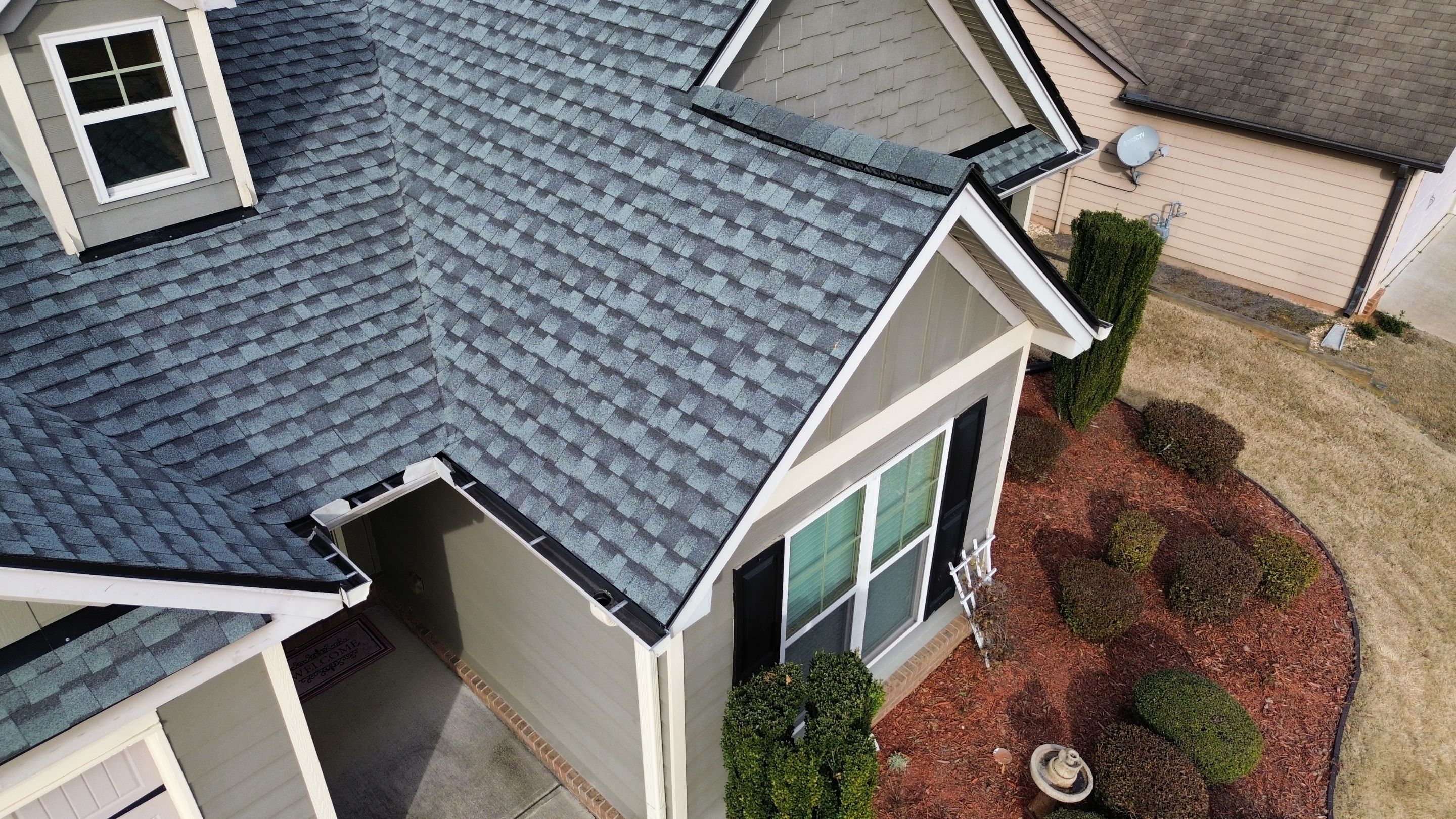 Cumming, GA Roof Replacement, GAF Ultra HDZ Slate by Reset Roofing