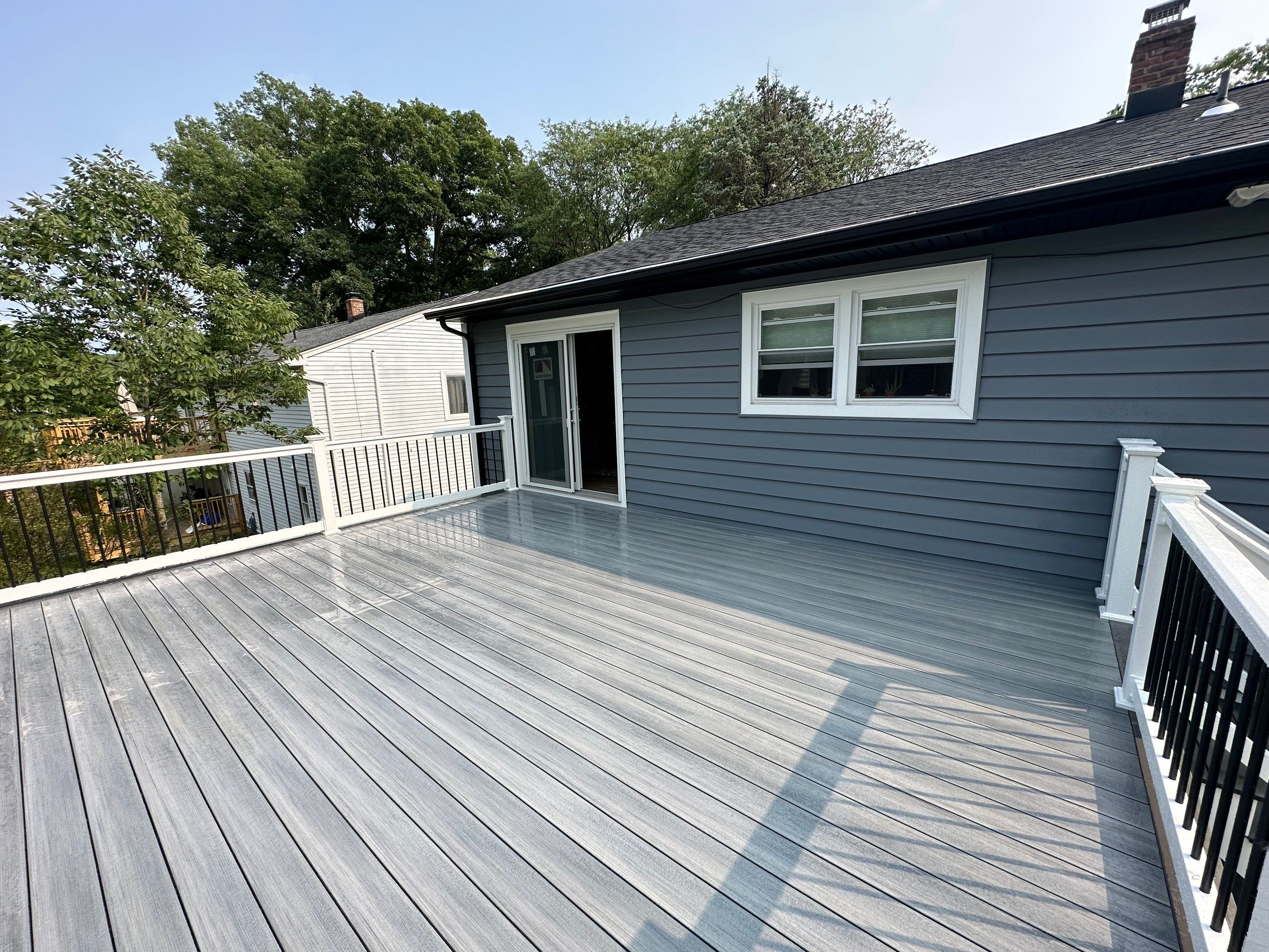 New deck in Westwood NJ by deck guardian