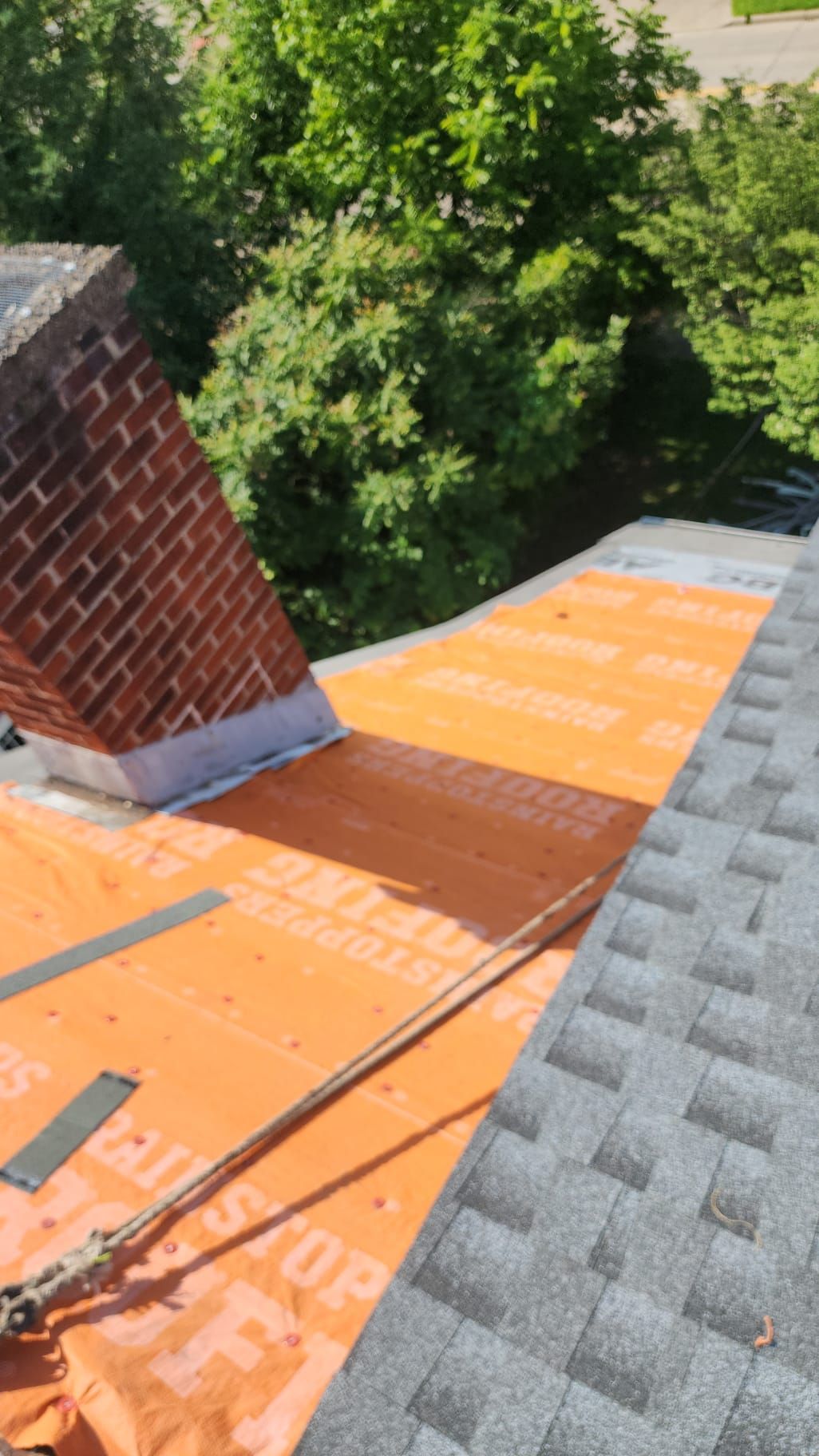 Residential Roofing Installation using GAF Timberline HDZ Pewter Gray by Rainstoppers Roofing