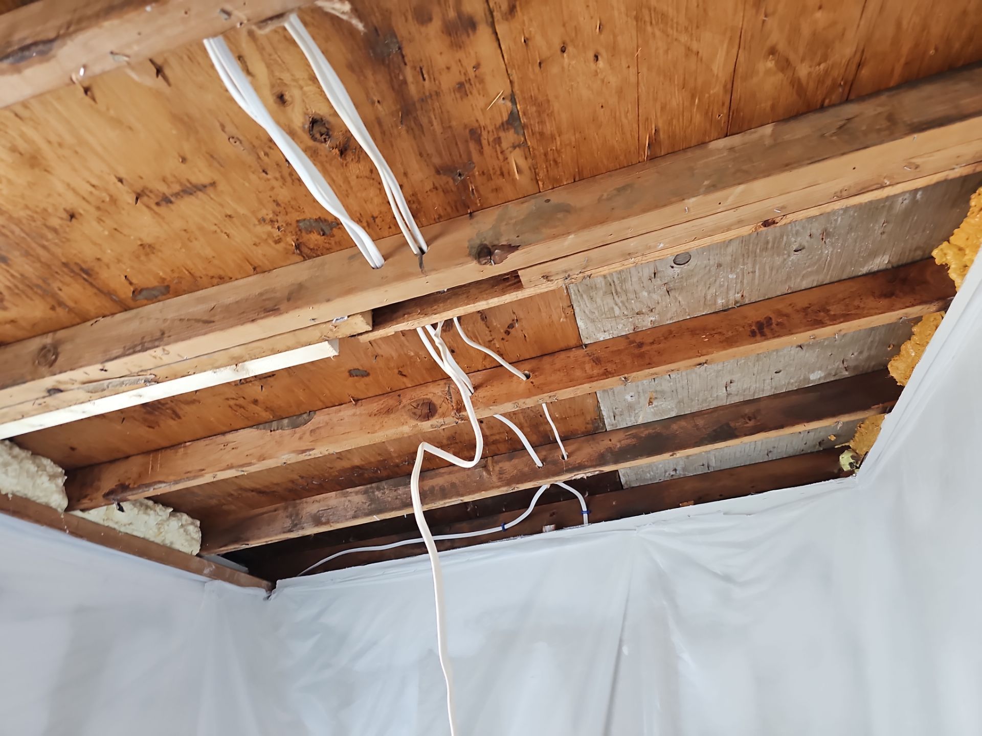 Basement Exterior Walls using Closed Cell Spray Foam by NYS Foam & Energy