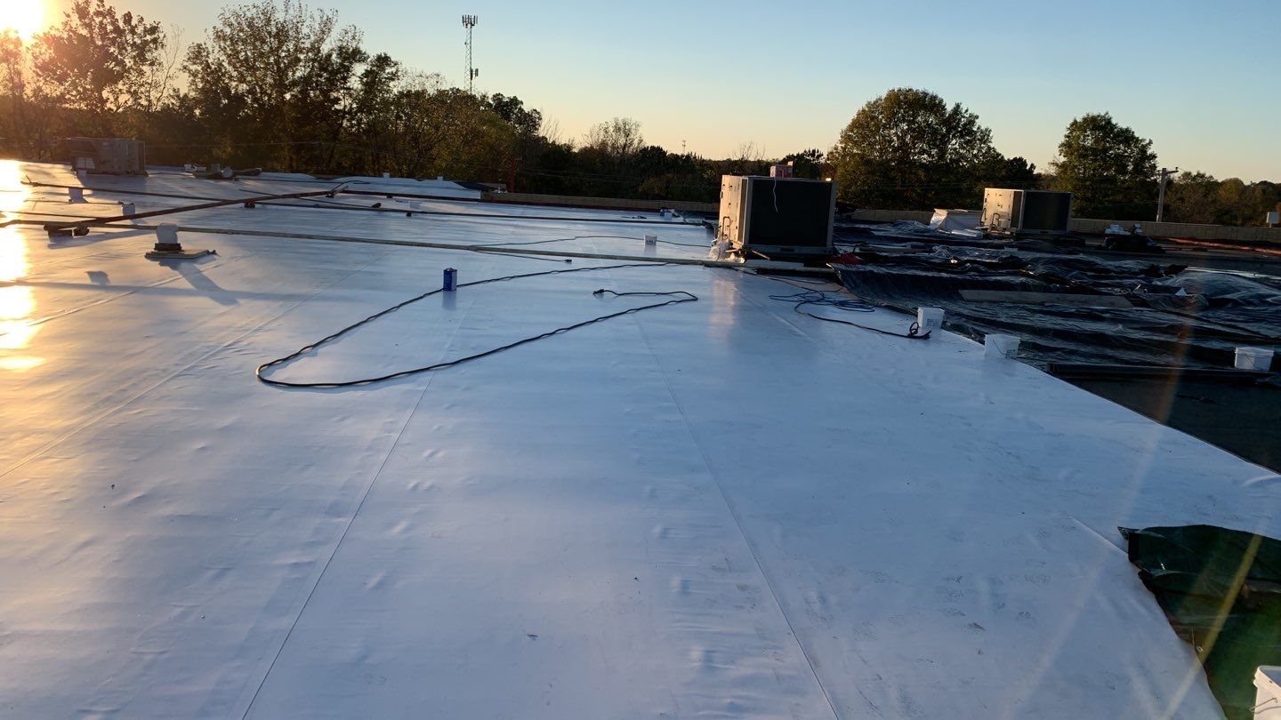 VA Clinic/Tractor Supply in Idabel, Oklahoma by Hostetler Roofing