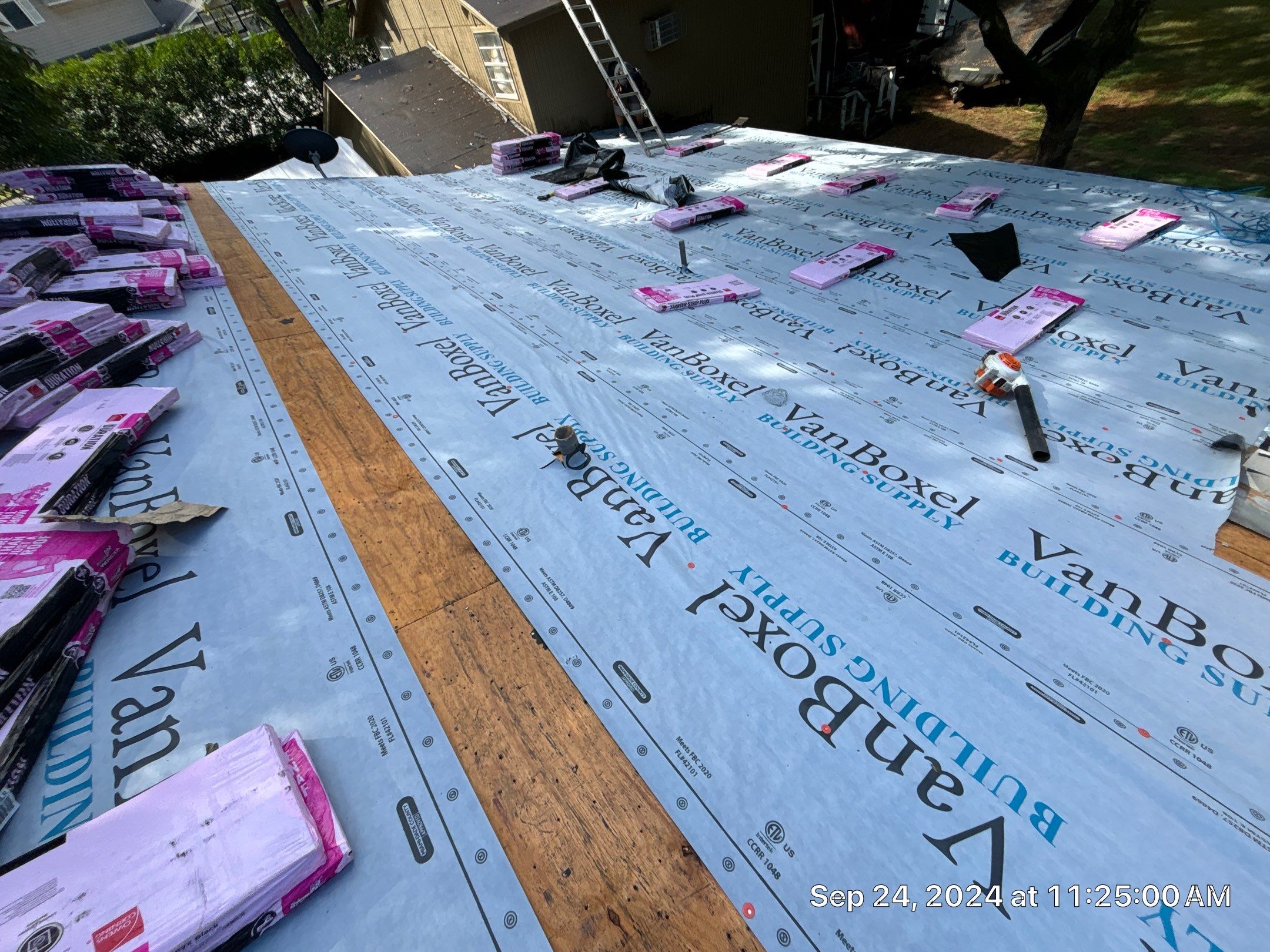 Reroof After Hail Storm by Berry Good Roofing 