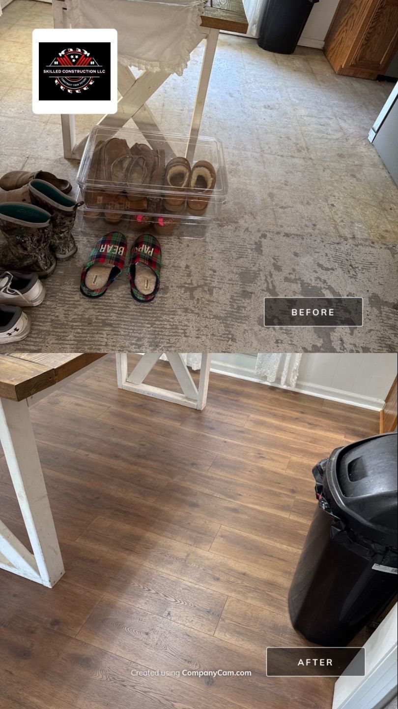 Flooring Job by Skilled Construction LLC