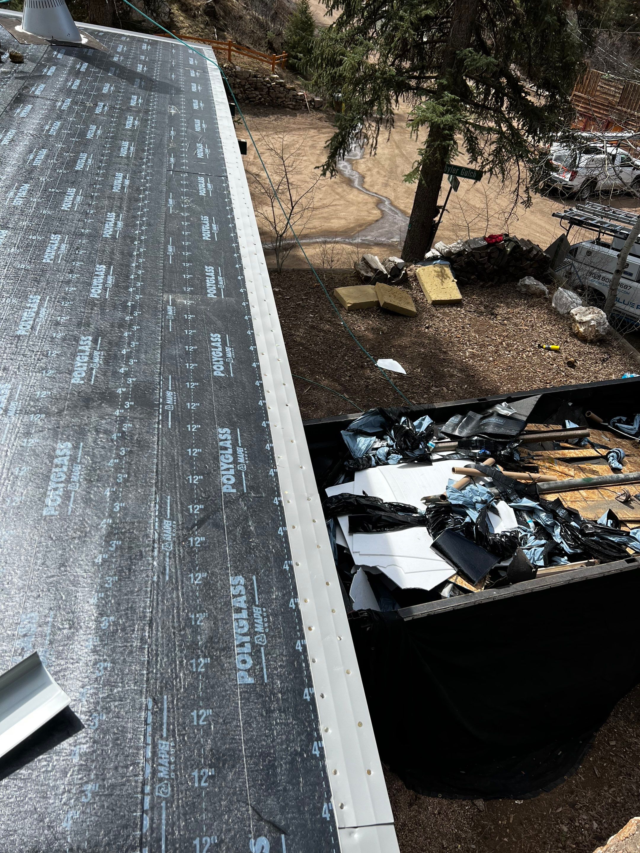 Residential Roofing Installation using Modified Bitumen Roofing by Blue Peaks Roofing LLC 