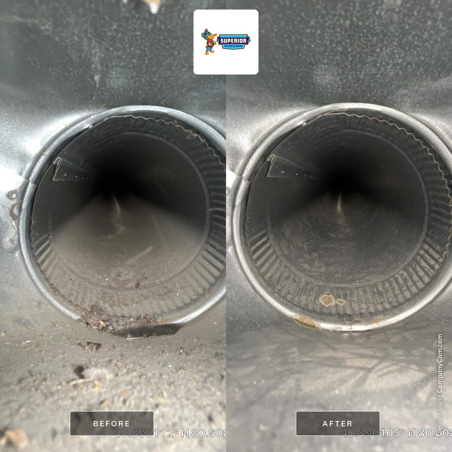 Air Duct Cleaning With a Vacuum Truck in New Waterford, OH by Superior Air Duct Cleaning