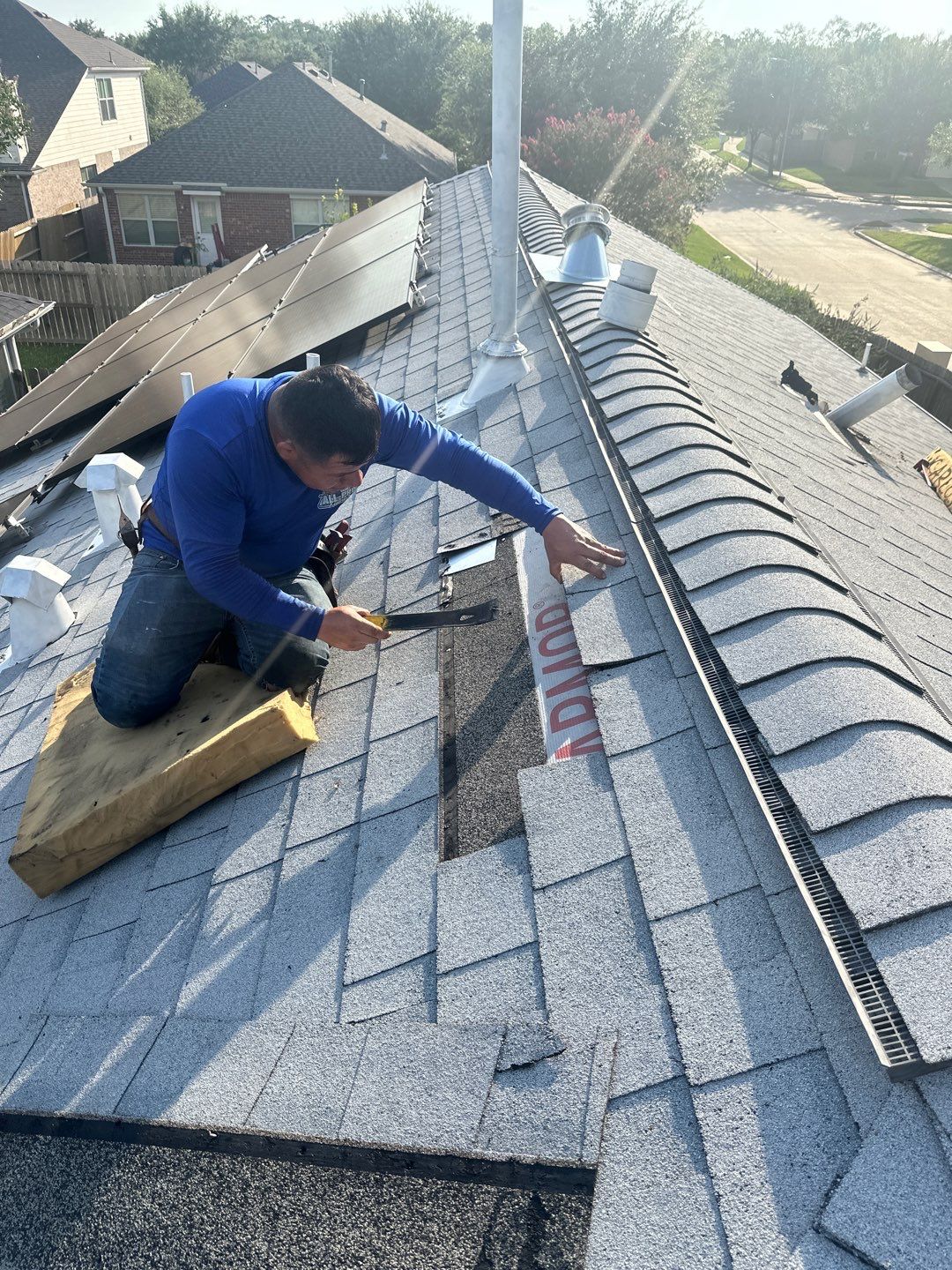 Hail Damage using Owen's Corning Duration (Lifetime) Shingles by Roof Repair Company