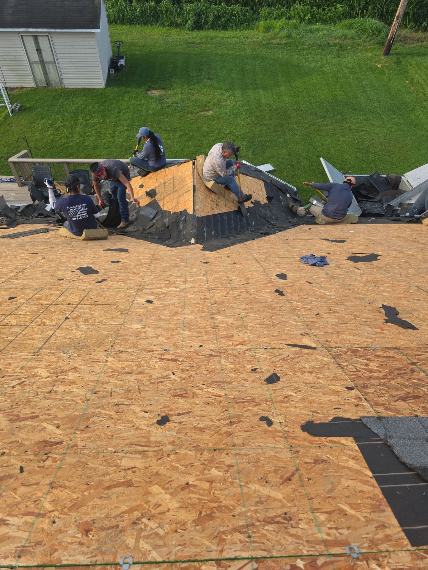 Storm Damage Repaired  by 42 North Construction, LLC.