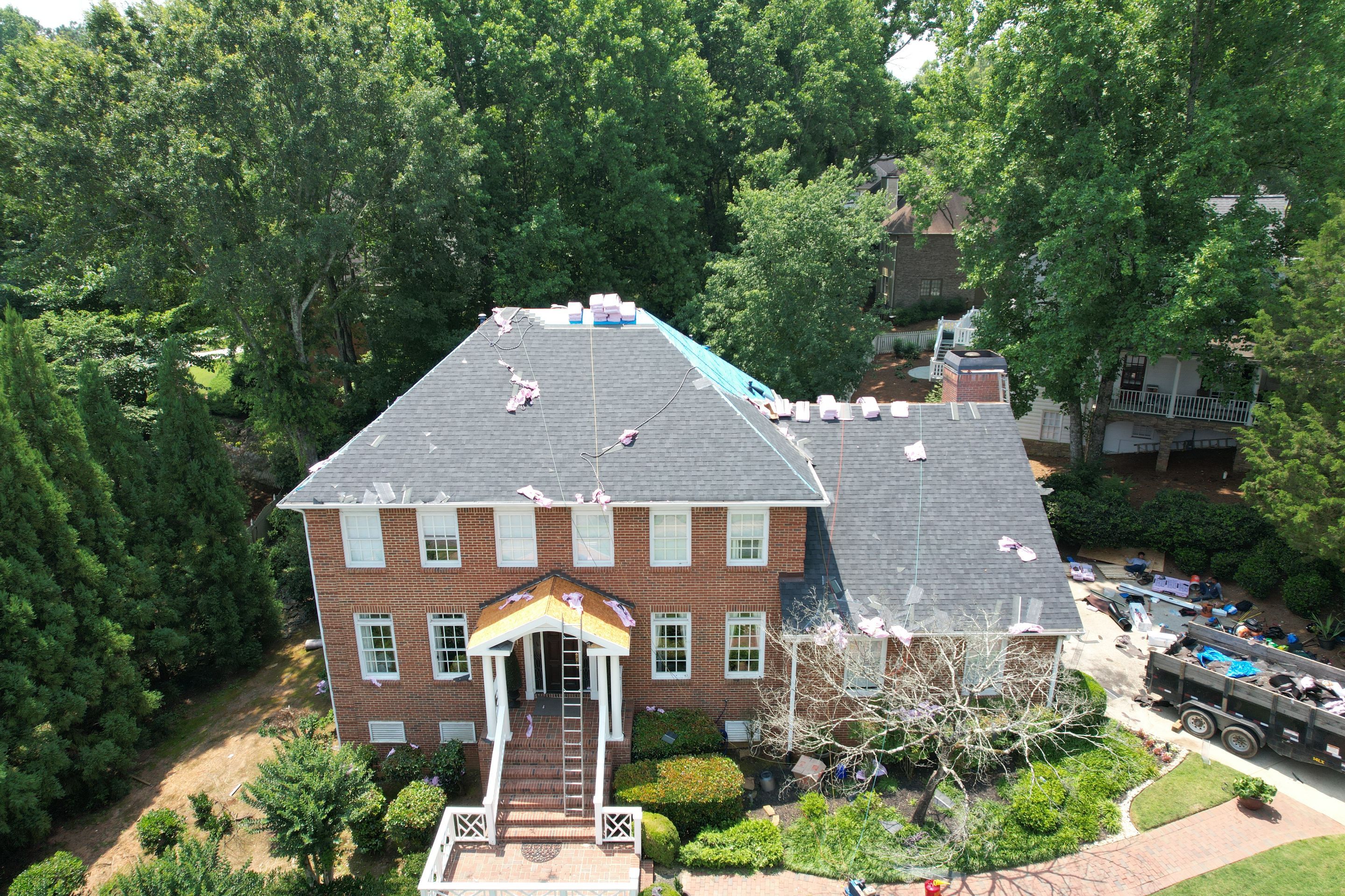 Residential Roofing Installation using Owens Corning by Inspector Roofing and Restoration