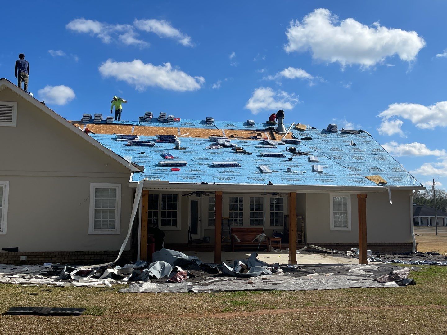 Residential Roofing Installation using Roof Replacement by American Roofing & Construction LLC