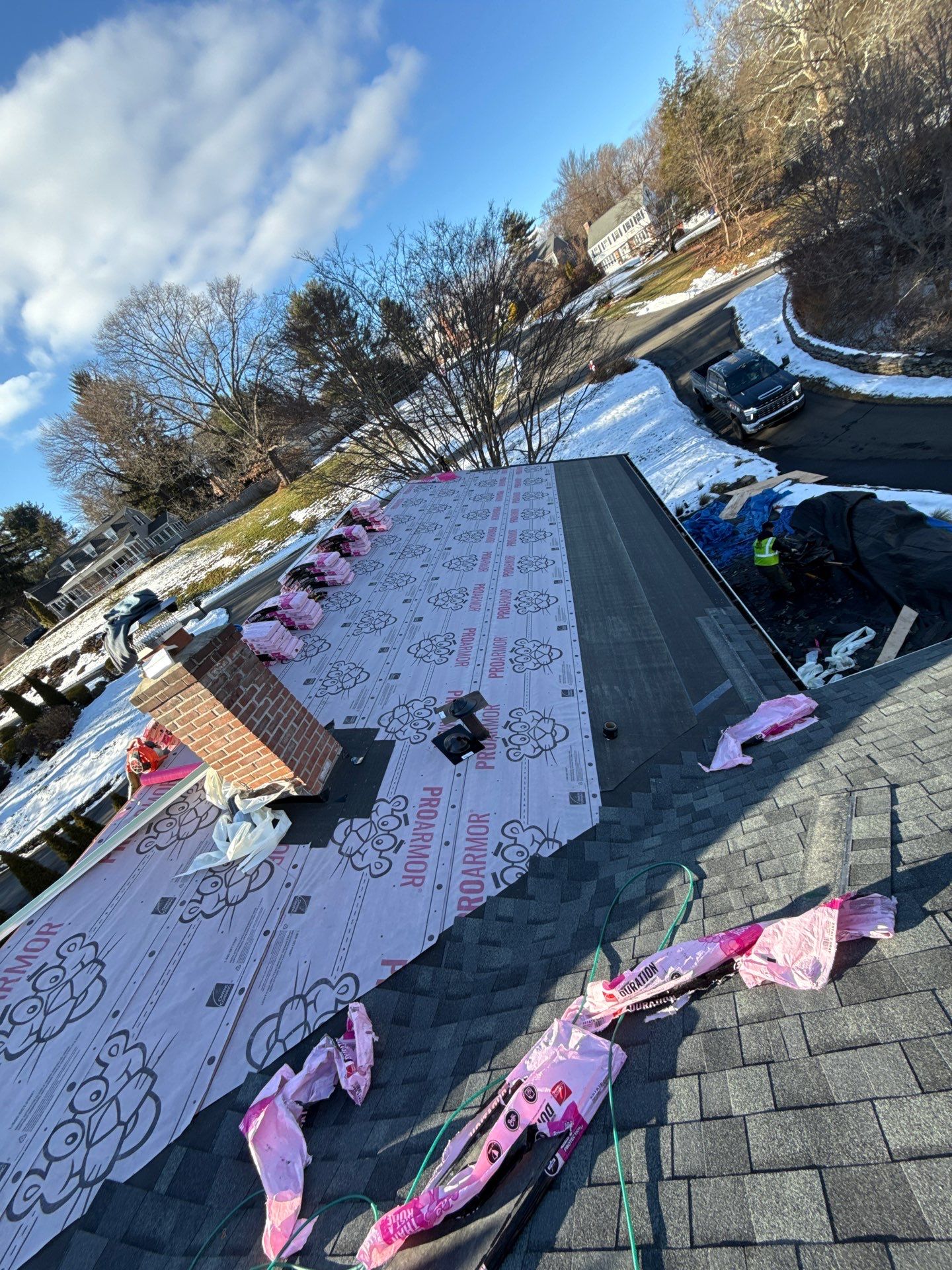 Owens Corning Duration: Estate Gray in West Hartford by Golden Shield Roofing