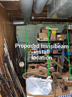 Wall repair with Fortress Invisibeams