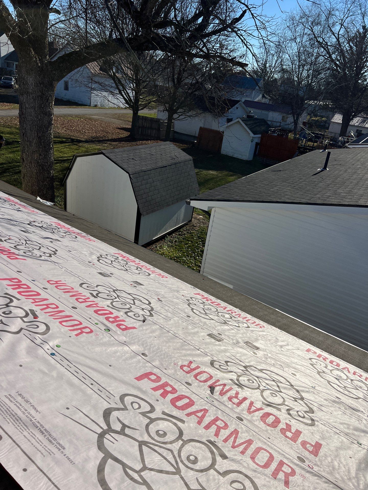 Residential Roofing Installation using Duration Series Shingles - Slatestone Gray by RoofX 