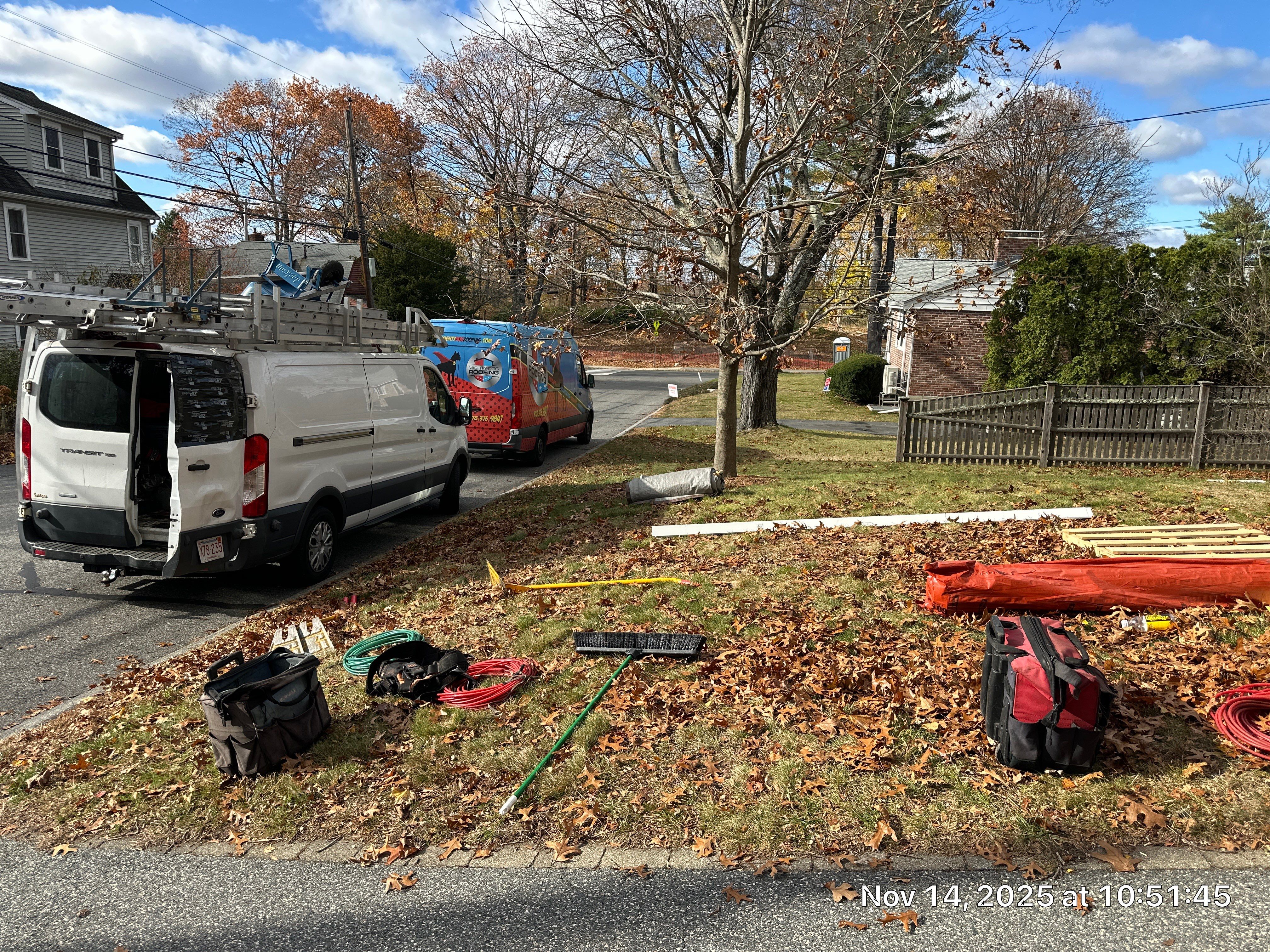 Lexington Complete EPDM Roof with Dormer Cedar Shake & Trim Restoration by Mighty Dog Roofing of Greater Middlesex County
