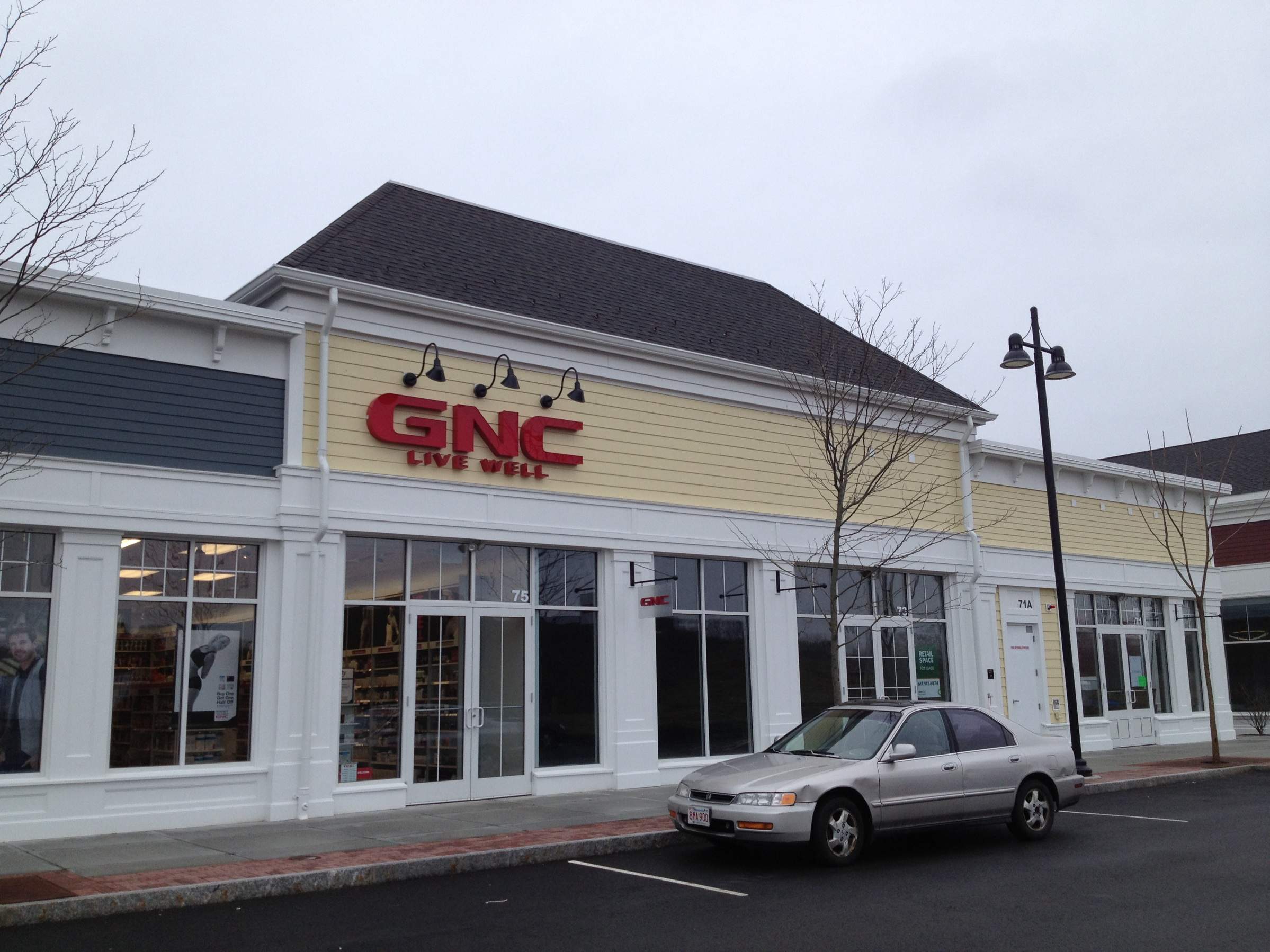 Commercial Gutter System at Wayland Town Center by Gutter Pro Enterprises