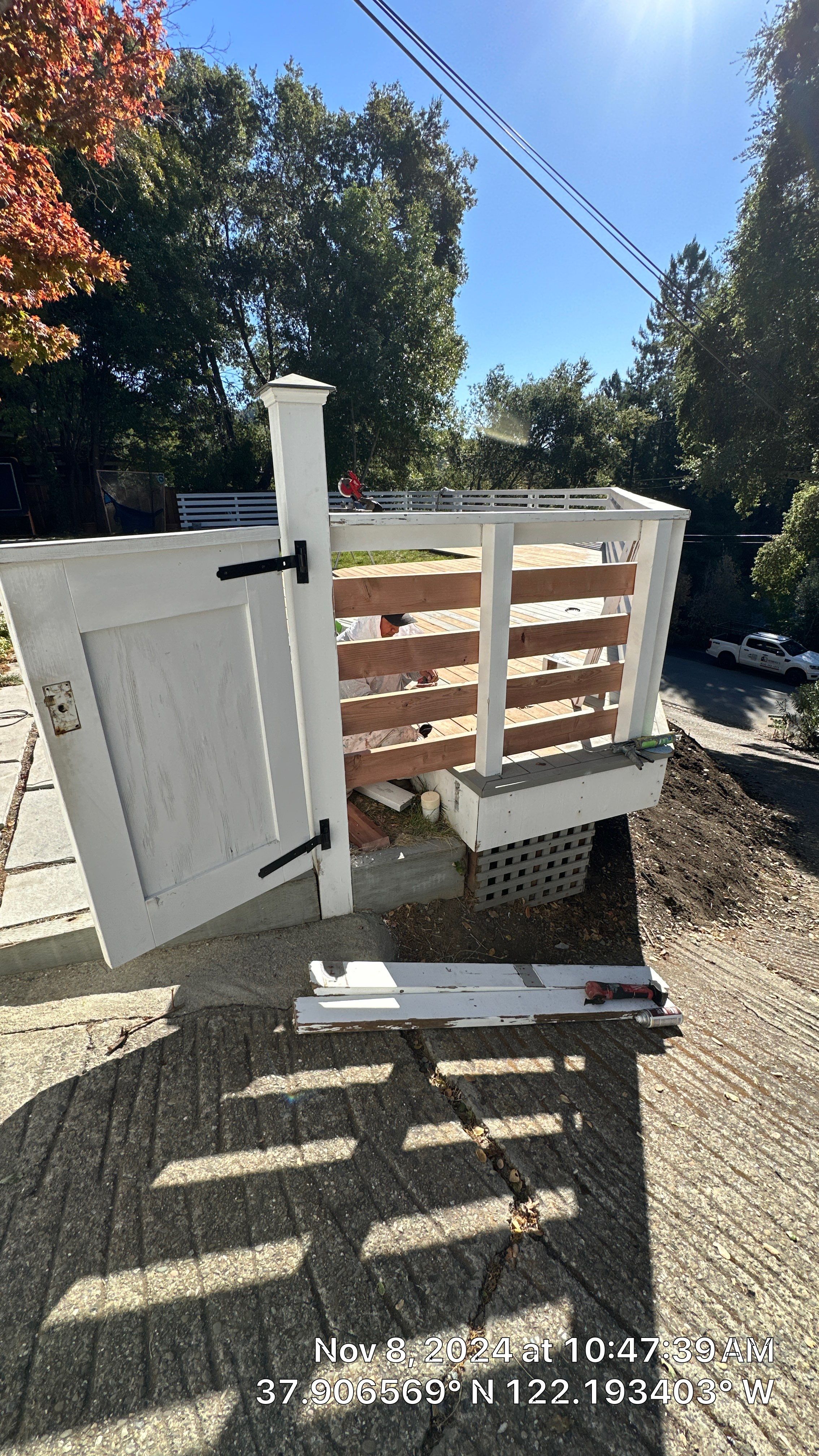 Deck Repaint using Sherwin-Williams by Herrera’s Bay Area Painting inc.