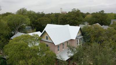 Residential Metal Roof Installation using McElroy Metal