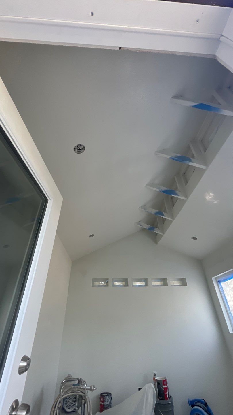Outdoor Office Shed Interior Remodel in Longwood: From Drywall to Paint by HandyMangum