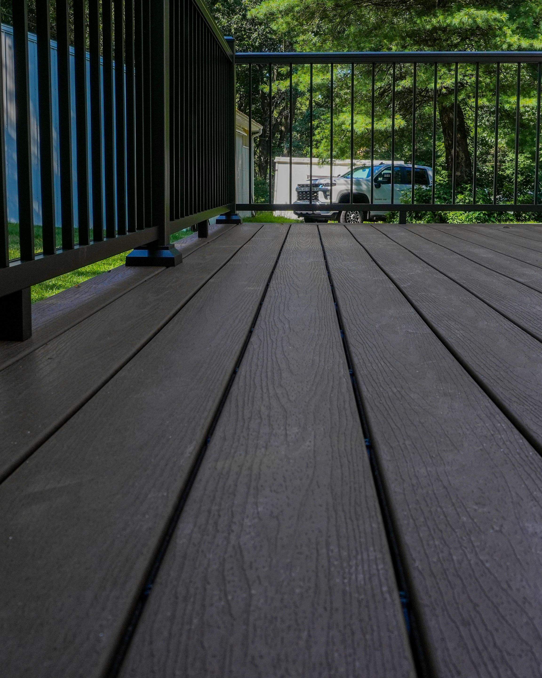 Deck and French Door Installation in Rockford by Cutting Edge Homes