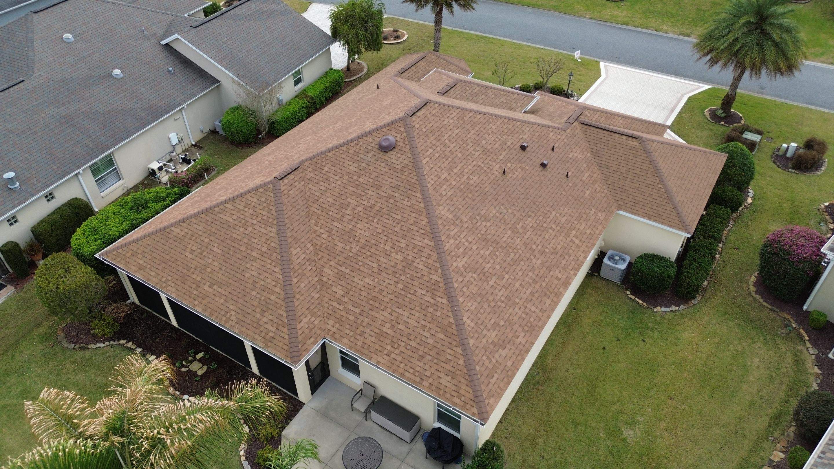 Desert Tan Reroof in The Villages, FL by Brehm Roofing