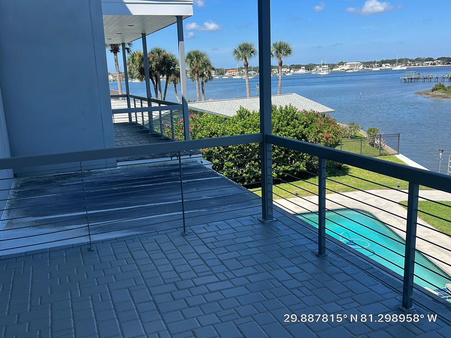 paver patio using AcryFin by DuraSeal