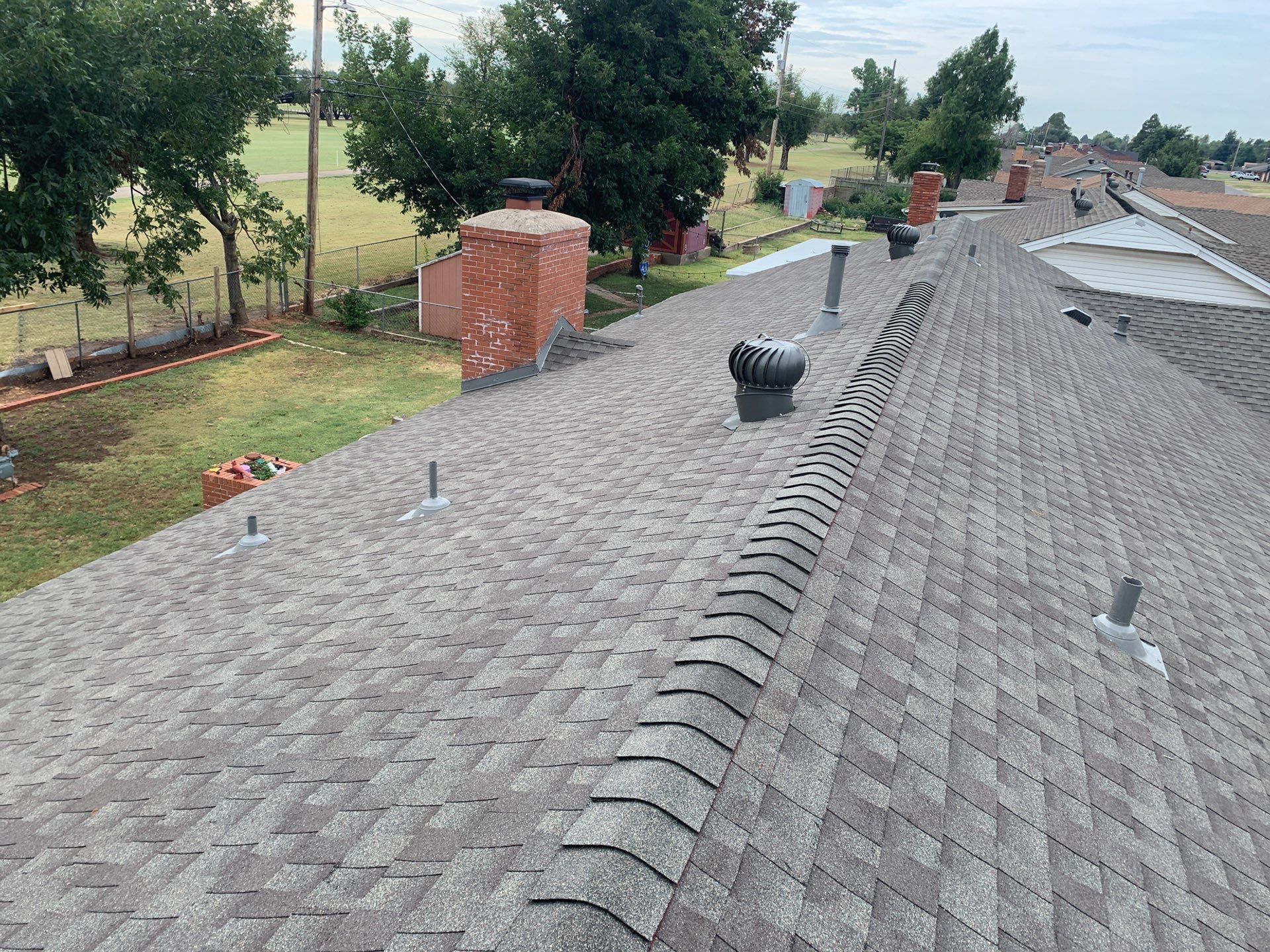roof and vent replacement in Oklahoma City by McCann's Roofing and Construction