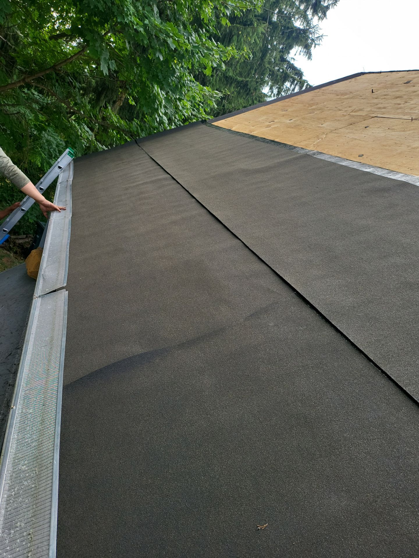 Residential Roofing Installation using Owens Corning TruDefinition Duration AR - Estate Gray by A Plus Exterior