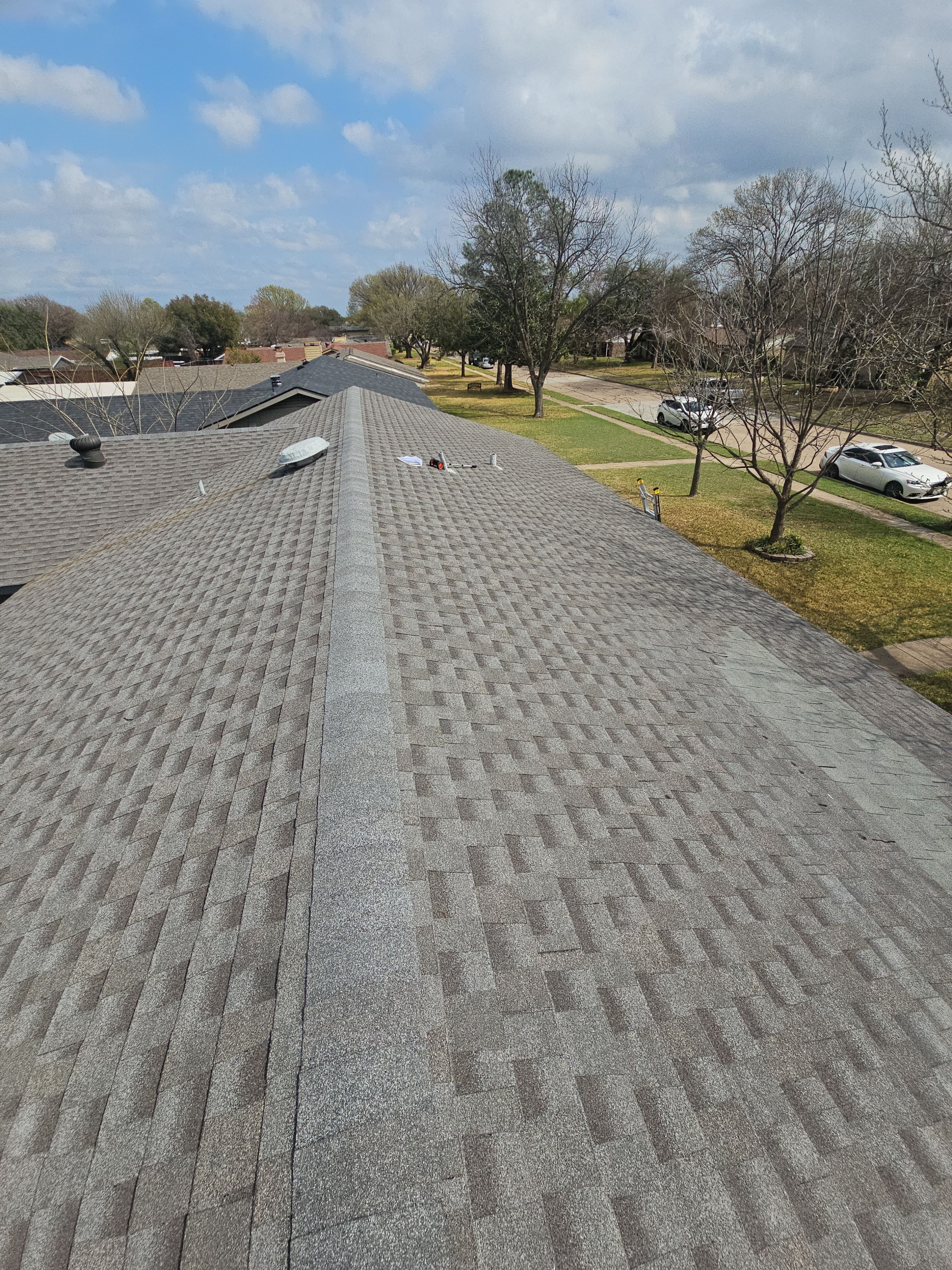 Full Roof Replacement & Flat Roof System in Garland by road roofing llc